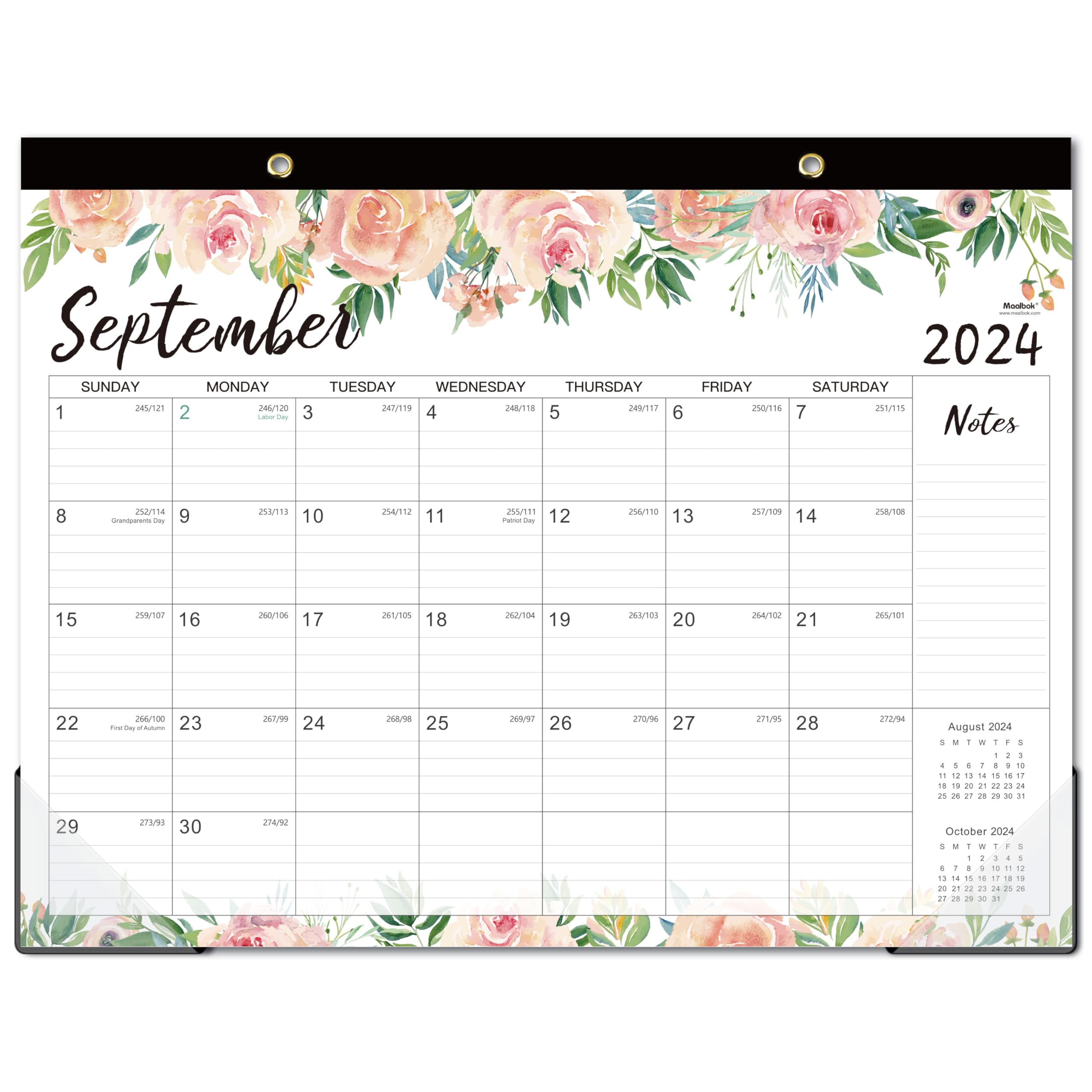 2024-2025 18-Month Large Desk Calendar | July 2024 - December 2025 | 22