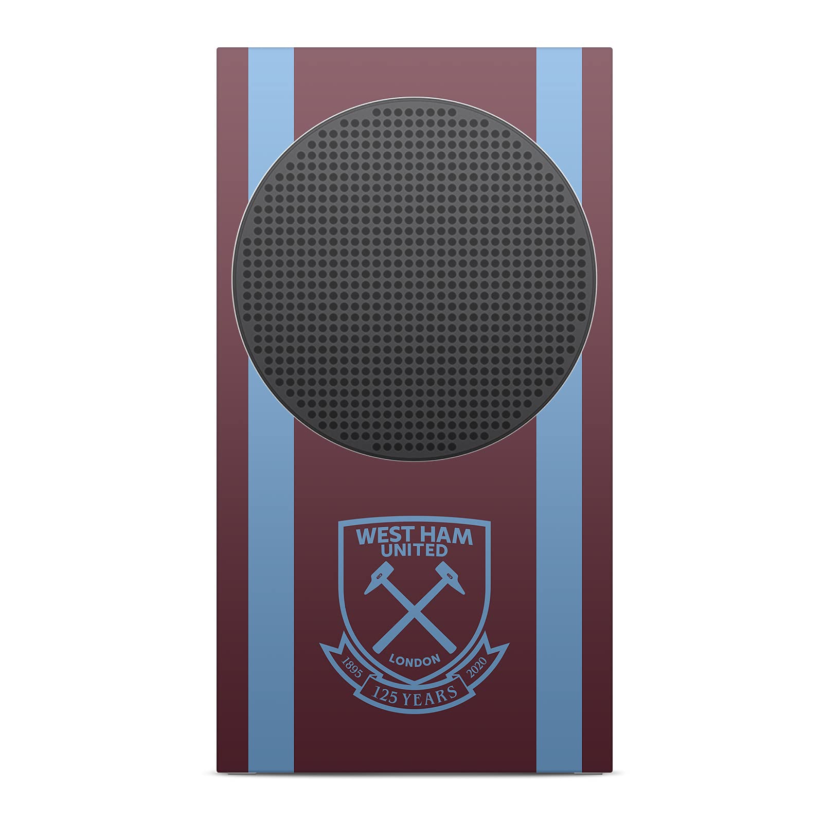 Official West Ham United FC 2020/21 Home Jersey Vinyl Gaming Skin Sticker - Compatible with Xbox Series S Console & Controller Bundle - Perfect for Gamers and Football Fans