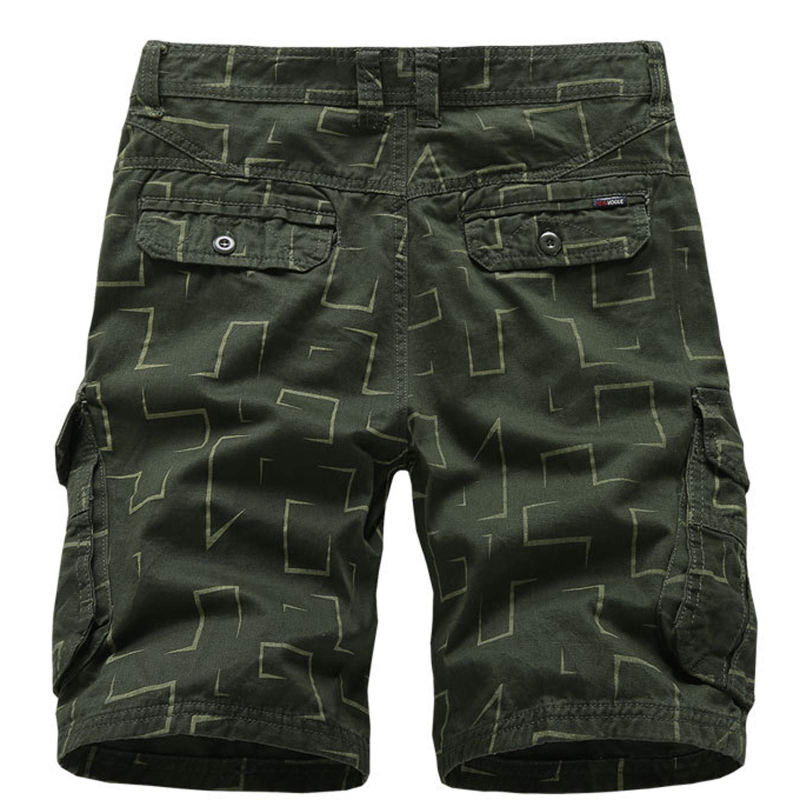 Men's Cargo Shorts - Outdoor Casual Work Pants with Pockets, Beach & Hiking Wear - Perfect for Summer Adventures, Travel & Everyday Comfort