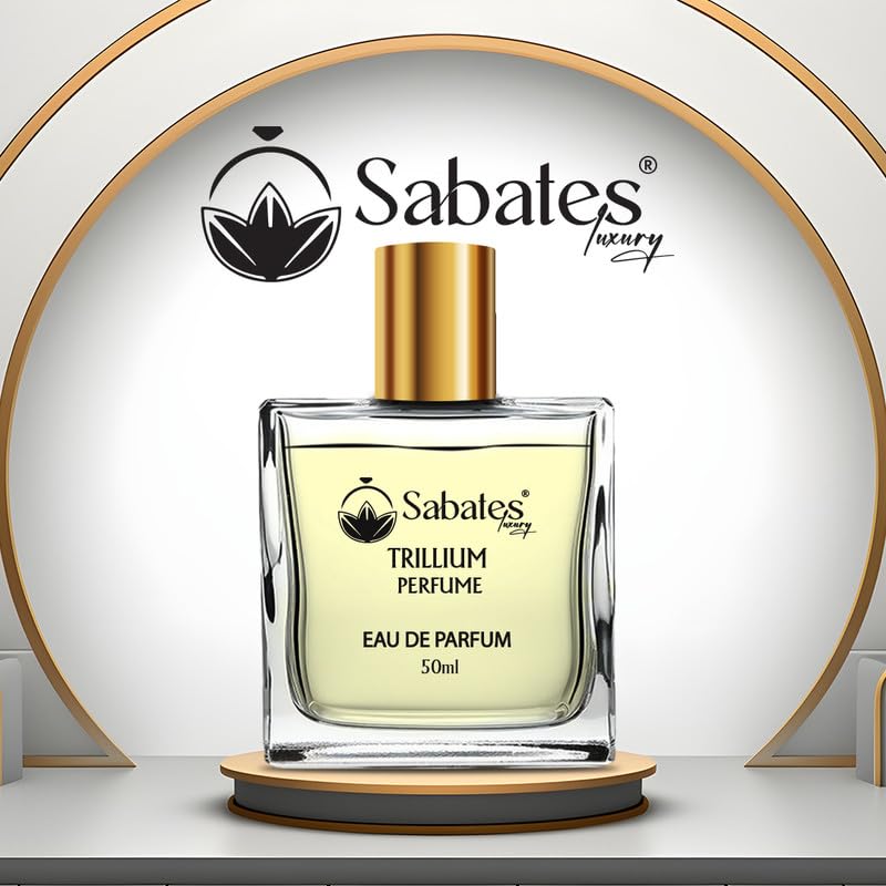 Sabates TRILLIUM Unisex Perfume - Long Lasting Luxury Fragrance for Men & Women (50ml) | Perfect for Date Nights, Office Wear & Special Occasions