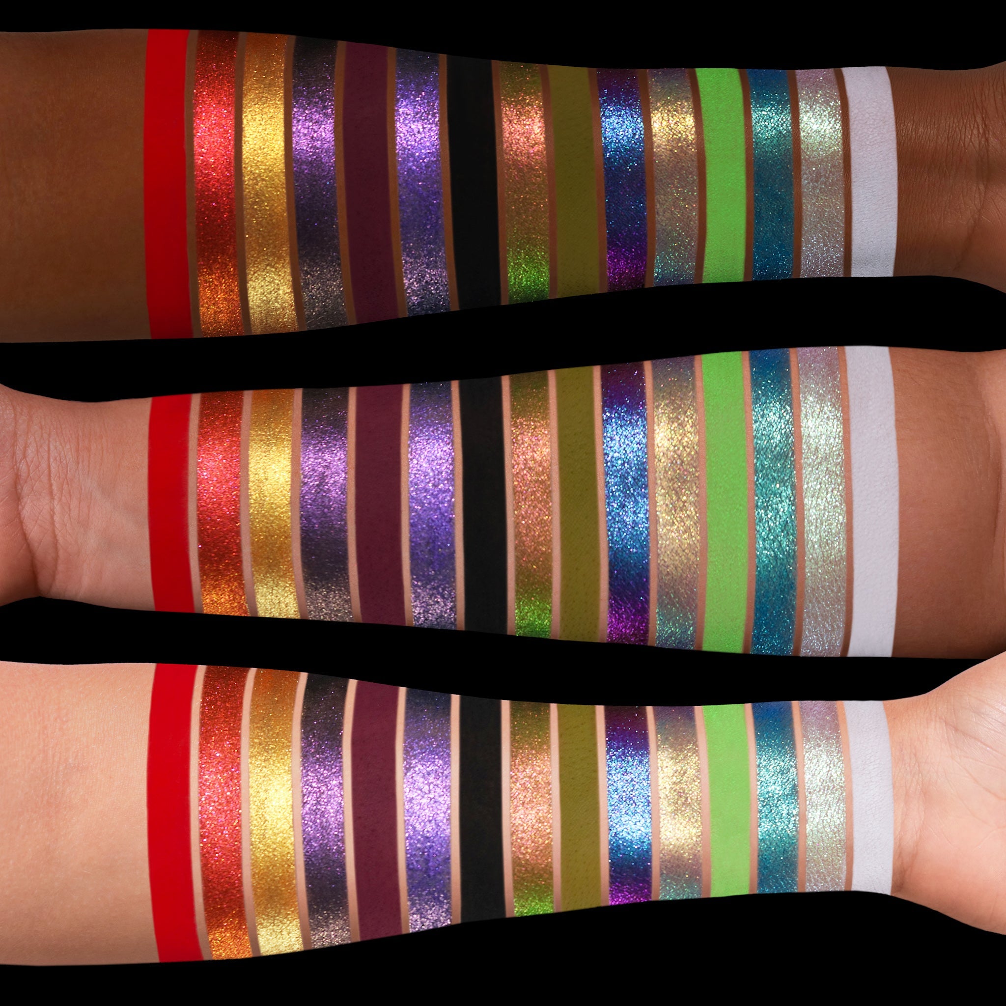 Unique & Bold Eyeshadow Palette - Vibrant Colors for Creative Makeup Looks | Perfect for Halloween, Cosplay & Artistic Expression