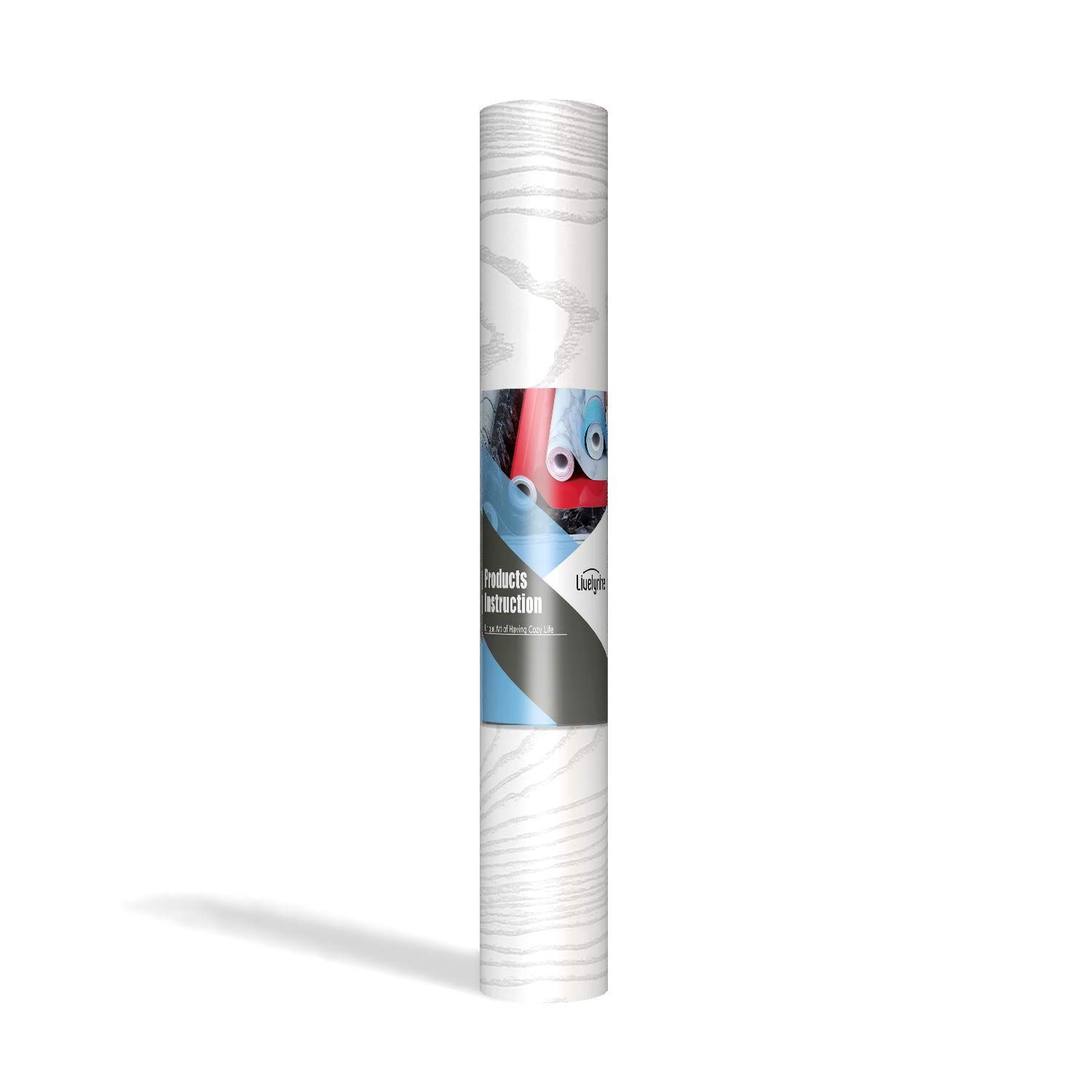 Livelynine White Wood Peel and Stick Wallpaper - 15.8