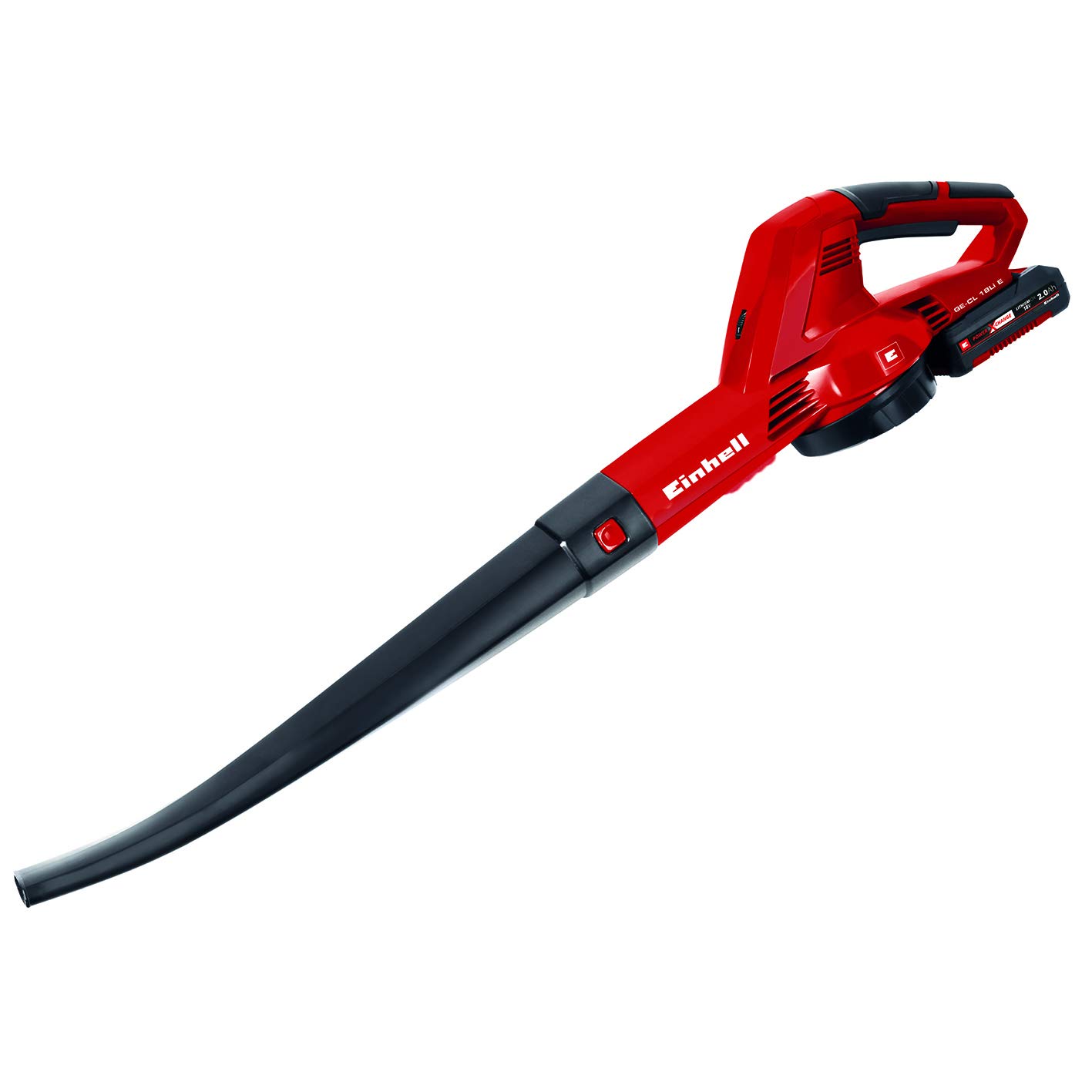 Einhell GE-CL 18V Cordless Leaf Blower - 130 MPH, 90 CFM, Variable Speed, Battery Powered (Includes 2.0Ah Battery & Fast Charger) - Perfect for Yard Cleanup, Patio Maintenance & Driveway Clearing