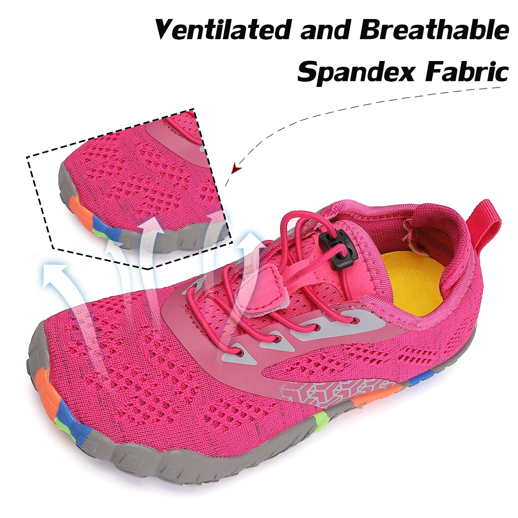 **DimaiGlobal Kids Barefoot Shoes for Boys & Girls - Lightweight Trail Running Sneakers for Toddler, Little & Big Kids - Perfect for Outdoor Play, Sports & Everyday Comfort**