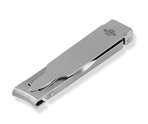 Premium F.Hammann Extra Flat Matte Nail Clipper - Ultra Thin Design for Easy Trimming | Perfect for Travel, Manicure Kits & On-the-Go Nail Care
