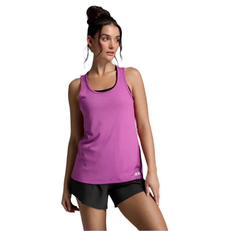 2XU Women's Aero Running Singlet - Lightweight Performance Tank Top for Running & Training - Perfect for Marathon, Gym Workouts & Outdoor Sports