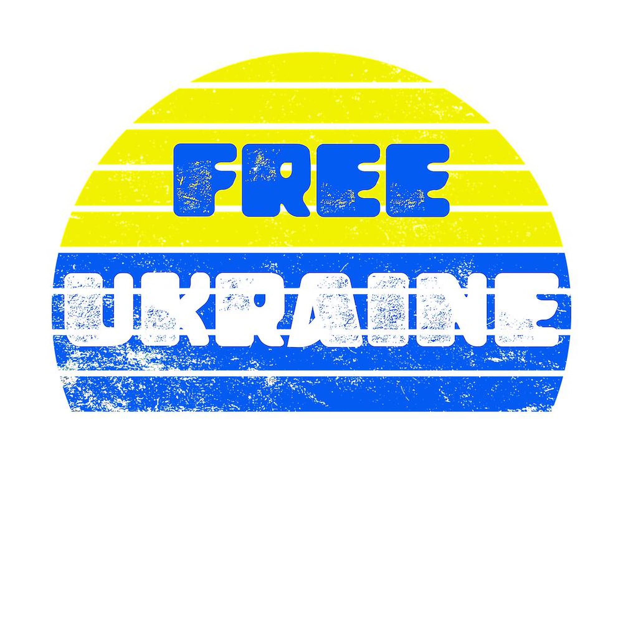 Free Ukraine Decorative Area Rug 7'x5' - Non-Slip Throw Rug for Living Room, Bedroom & Office - Show Your Support with This Ukrainian Flag Inspired Home Decor