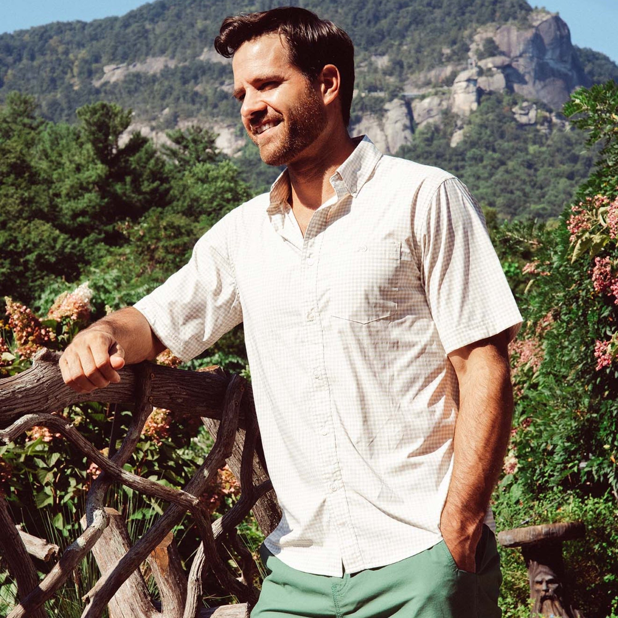 Glacier Short Sleeve Shirt for Men - Lightweight Quick-Dry Outdoor Performance Shirt for Hiking, Camping & Summer Travel