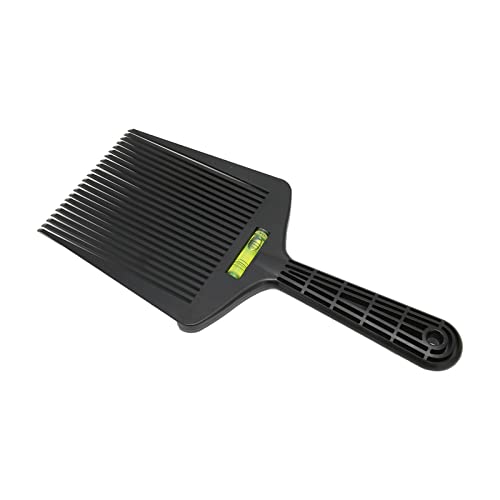 Professional Barber Haircut Comb - Men's Flat Top Guide Comb with Smoothing Teeth for Salon & Home Hairstyling | Perfect for Fades, Buzz Cuts & Styling Black Hair Tools