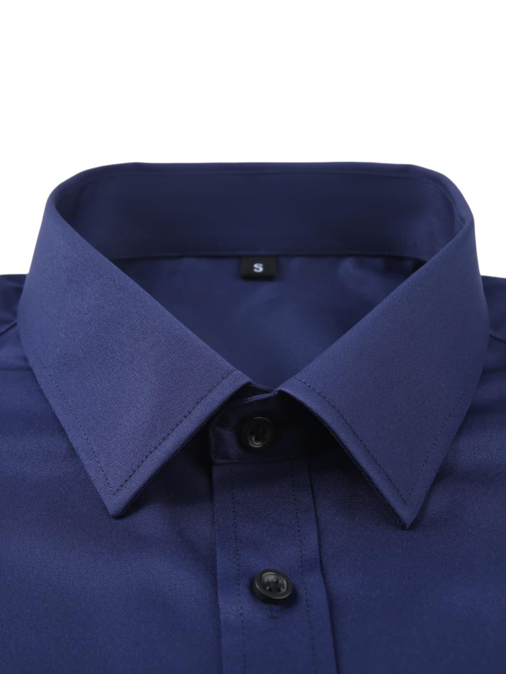 Premium Corfty Men's Long Sleeve Dress Shirt - Comfortable Regular Fit Stretch Wrinkle-Free Button Down Oxford Shirt for Business, Office, Wedding & Formal Occasions