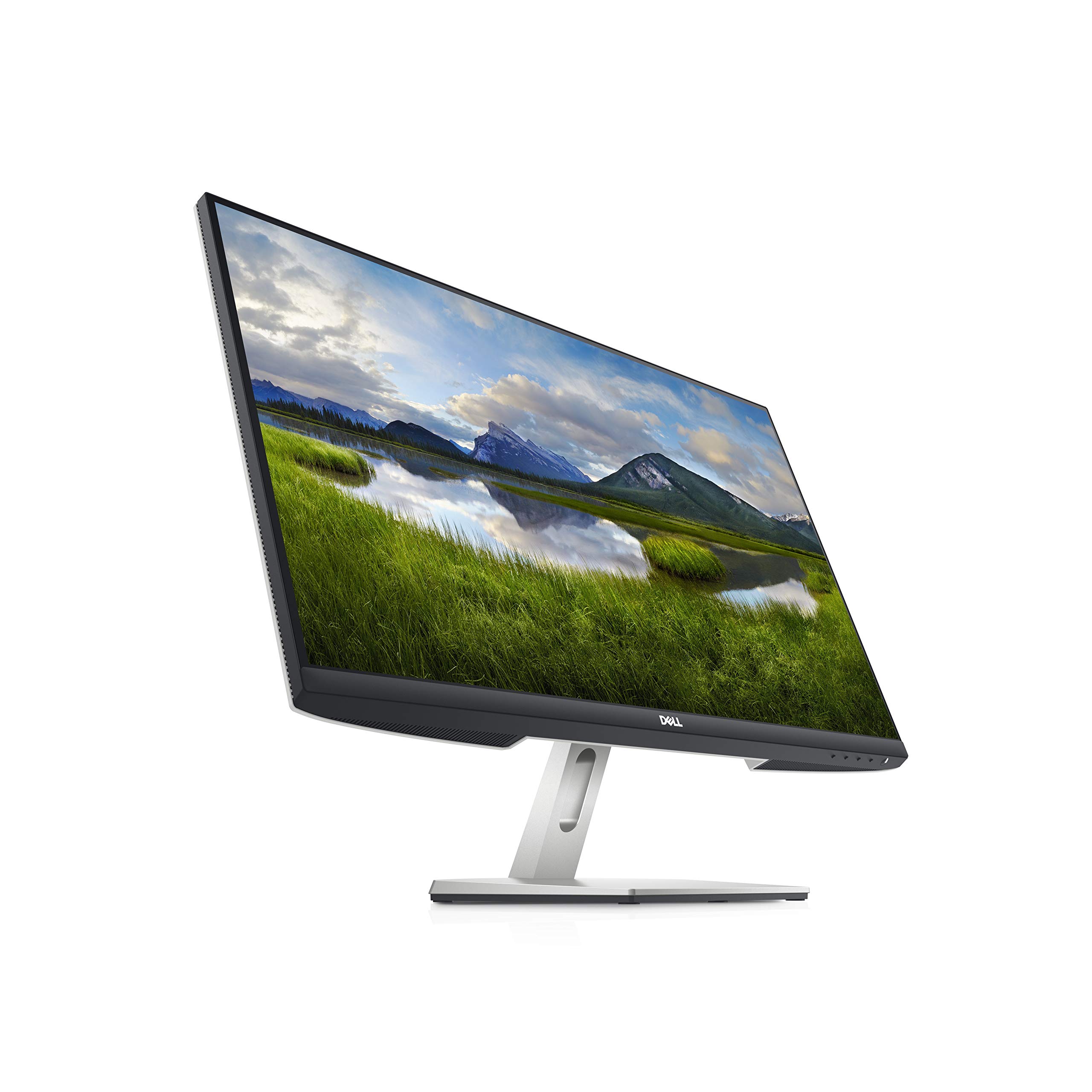 Dell S2421H 24 Inch Full HD 1080p IPS Monitor - Ultra-Thin Bezel, Dual HDMI Ports, Built-in Speakers, Silver | Perfect for Home Office, Gaming & Entertainment