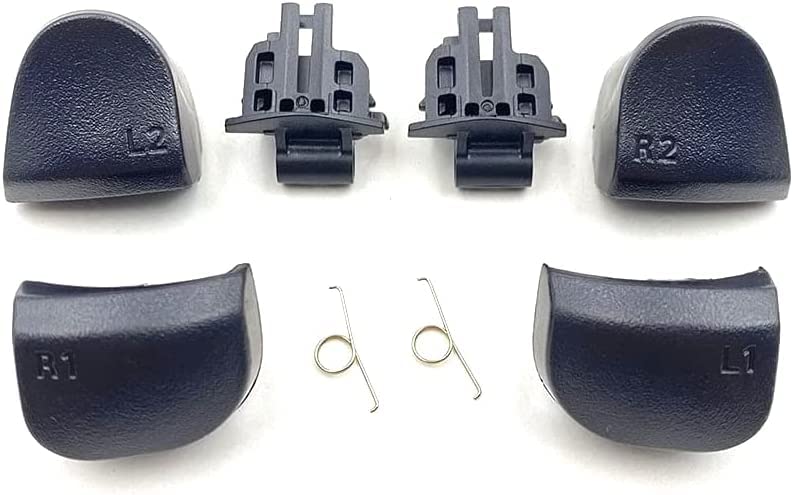 PS5 Controller Replacement Kit - L1 R1 L2 R2 Trigger Buttons & Holder Frame for Enhanced Gaming Performance | Perfect for FPS, Racing & Action Games