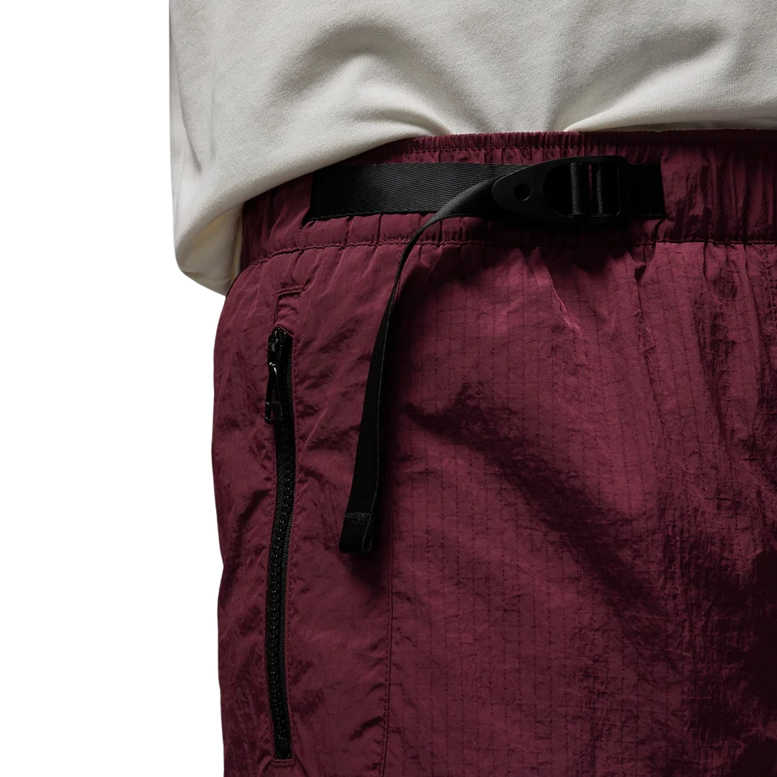 Nike Air Men's 23 Engineered Red Woven Athletic Pants - Lightweight Breathable Basketball & Casual Wear for Sports & Everyday Comfort