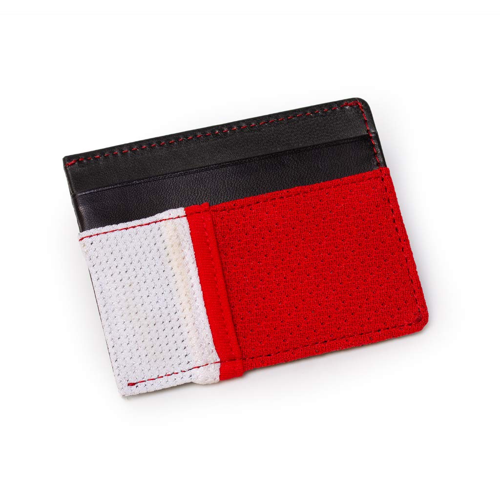 Authentic NHL Game-Used Jersey Leather Money Clip Wallet - Officially Licensed Hockey Tokens & Icons - Perfect for Hockey Fans & Sports Collectors (Gift Idea for Men)