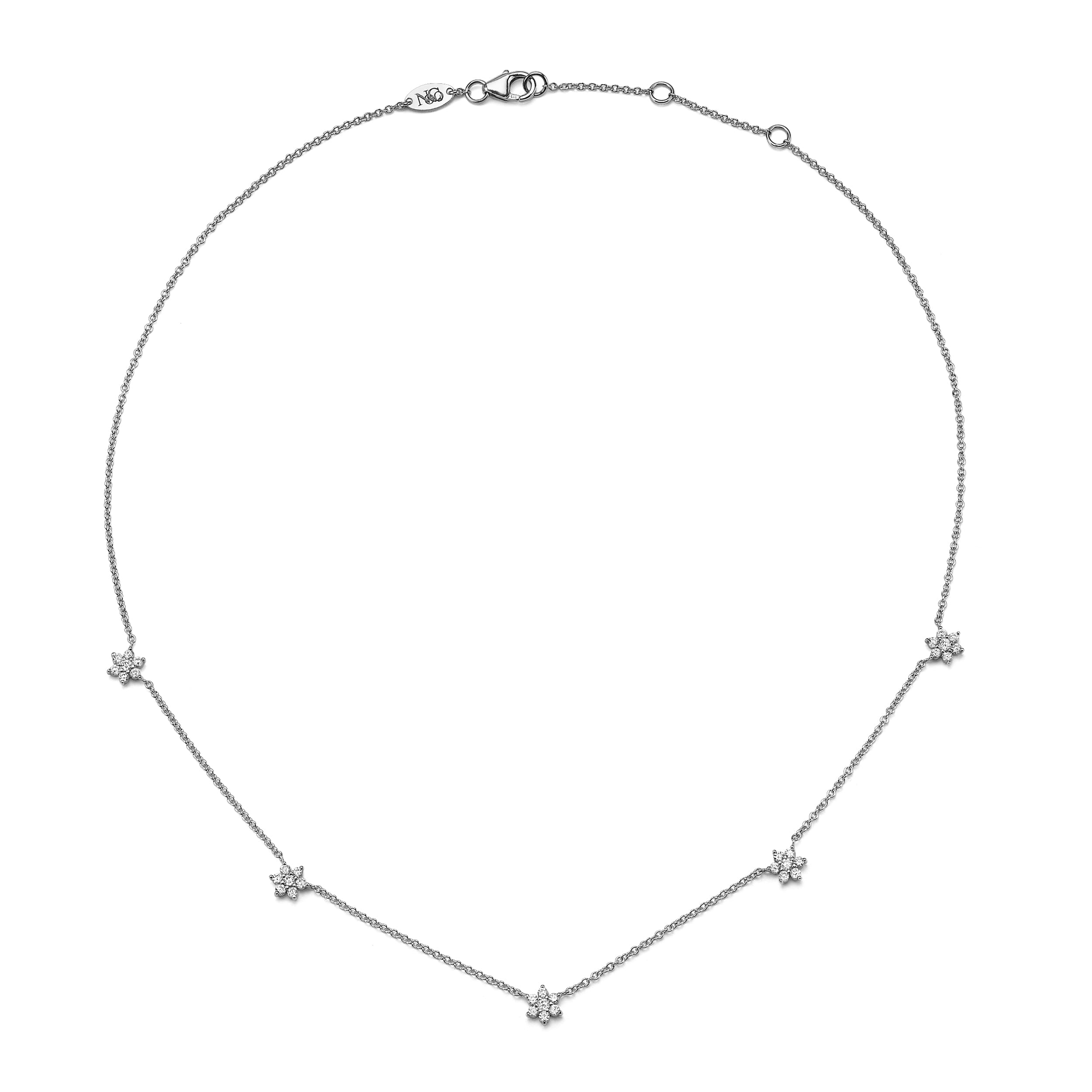 5 Carat Diamond Flower Pendant Necklace for Women - Elegant Jewelry Gift for Anniversary, Birthday & Valentine's Day - Perfect for Weddings, Parties & Special Occasions
