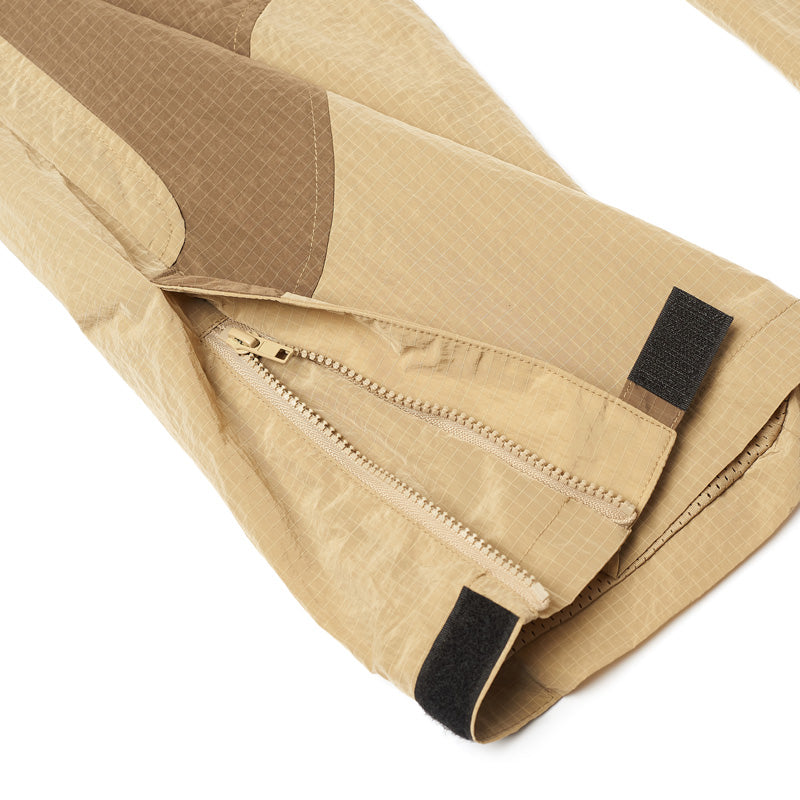 KidSuper Ripstop Paneled Bottoms - Durable Brown Cargo Pants for Men | Streetwear Fashion & Outdoor Adventures