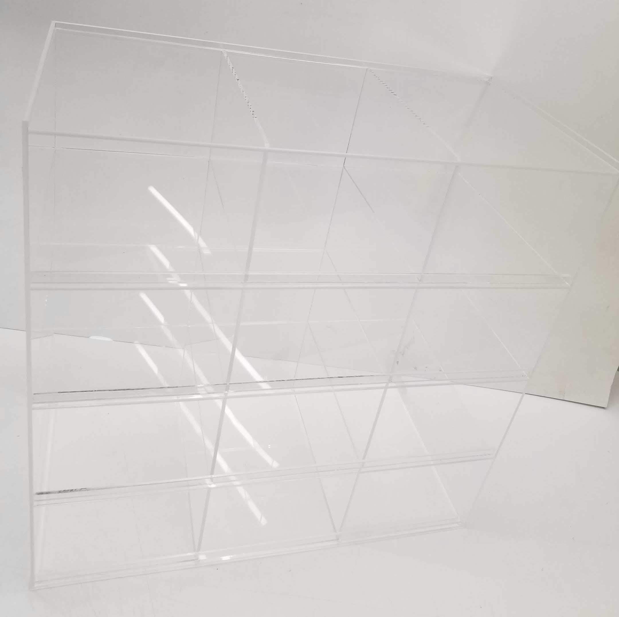 Commercial Retail Display Rack for 50ml Mini Liquor Sampler Bottles & Airplane Shots - 12-Section POS Organizer for Bars, Restaurants, and Retail Stores