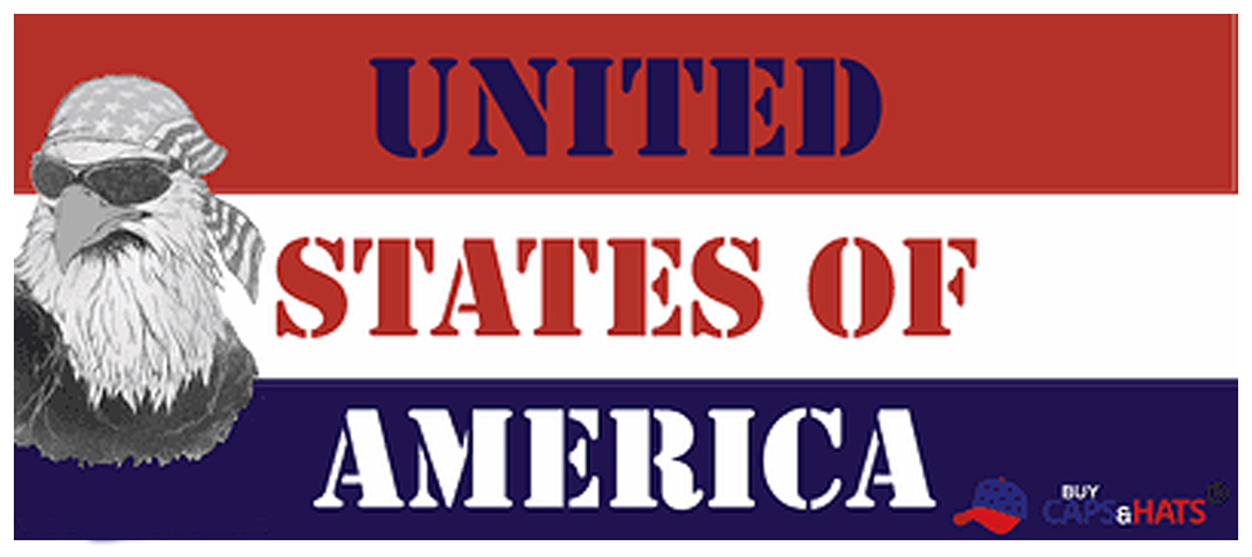 American Flag Bald Eagle Skull Cap & Doo Rag Set of 4 - Red White Blue Head Wraps for Men & Women | Perfect for Motorcycle Riding, Outdoor Sports & Patriotic Events
