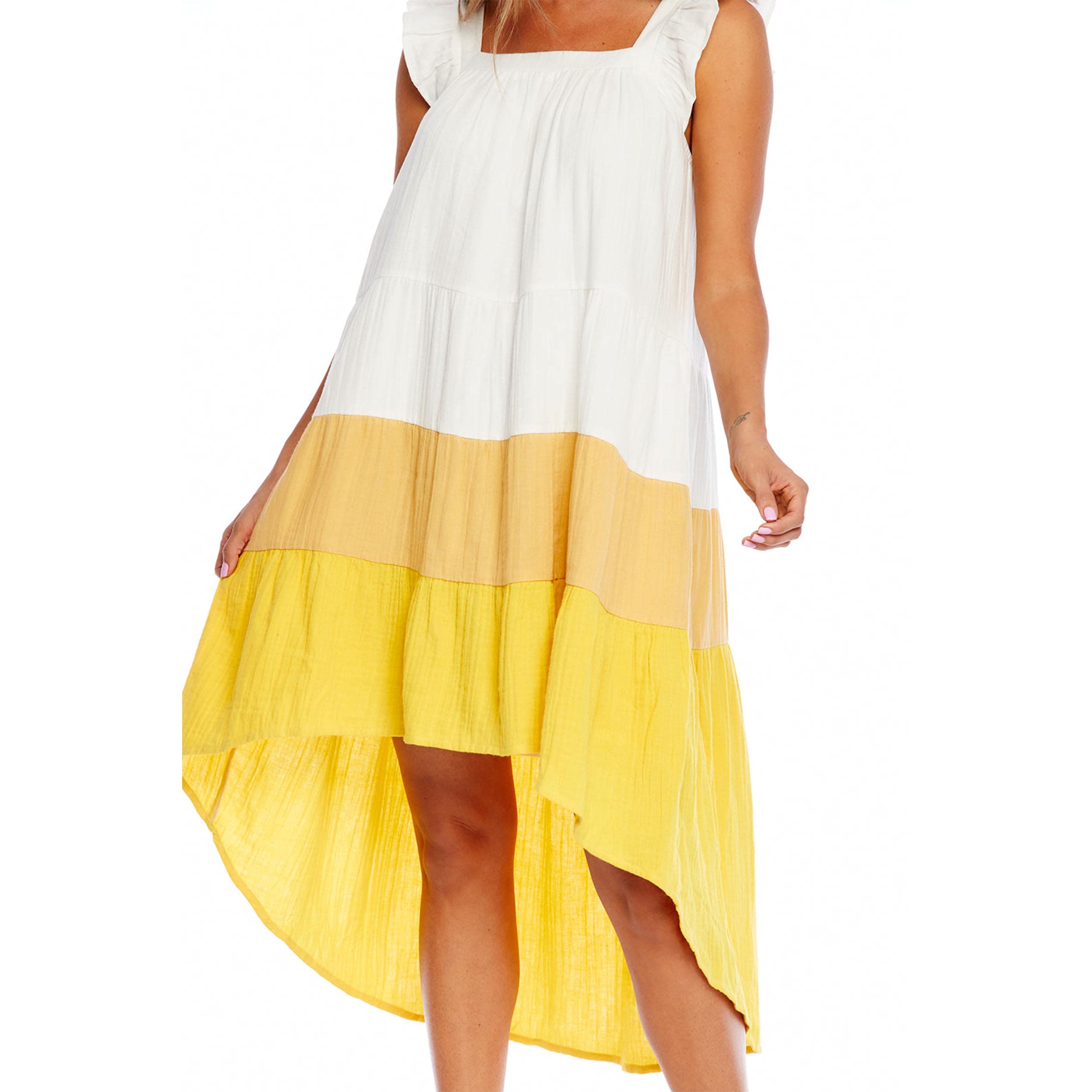 Mud Pie Women's Sleeveless Colorblock Dress - Stylish Summer Casual Dress for Beach, Party & Vacation | Flattering Fit & Comfortable Fabric