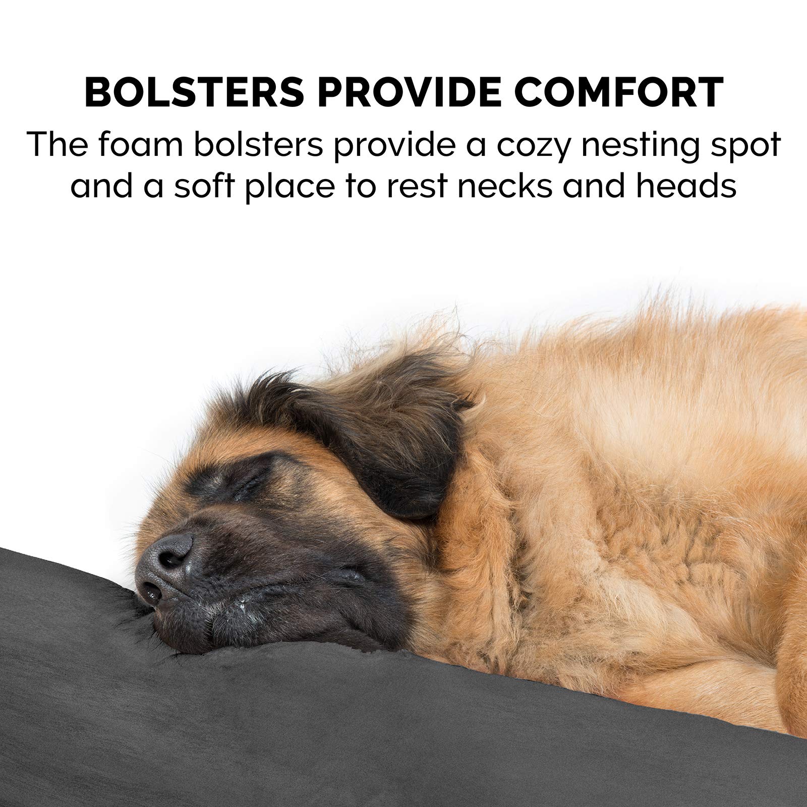 Furhaven Orthopedic Dog Bed for Large Dogs - Washable Cover & Reversible Cushion - for Home & Office Use