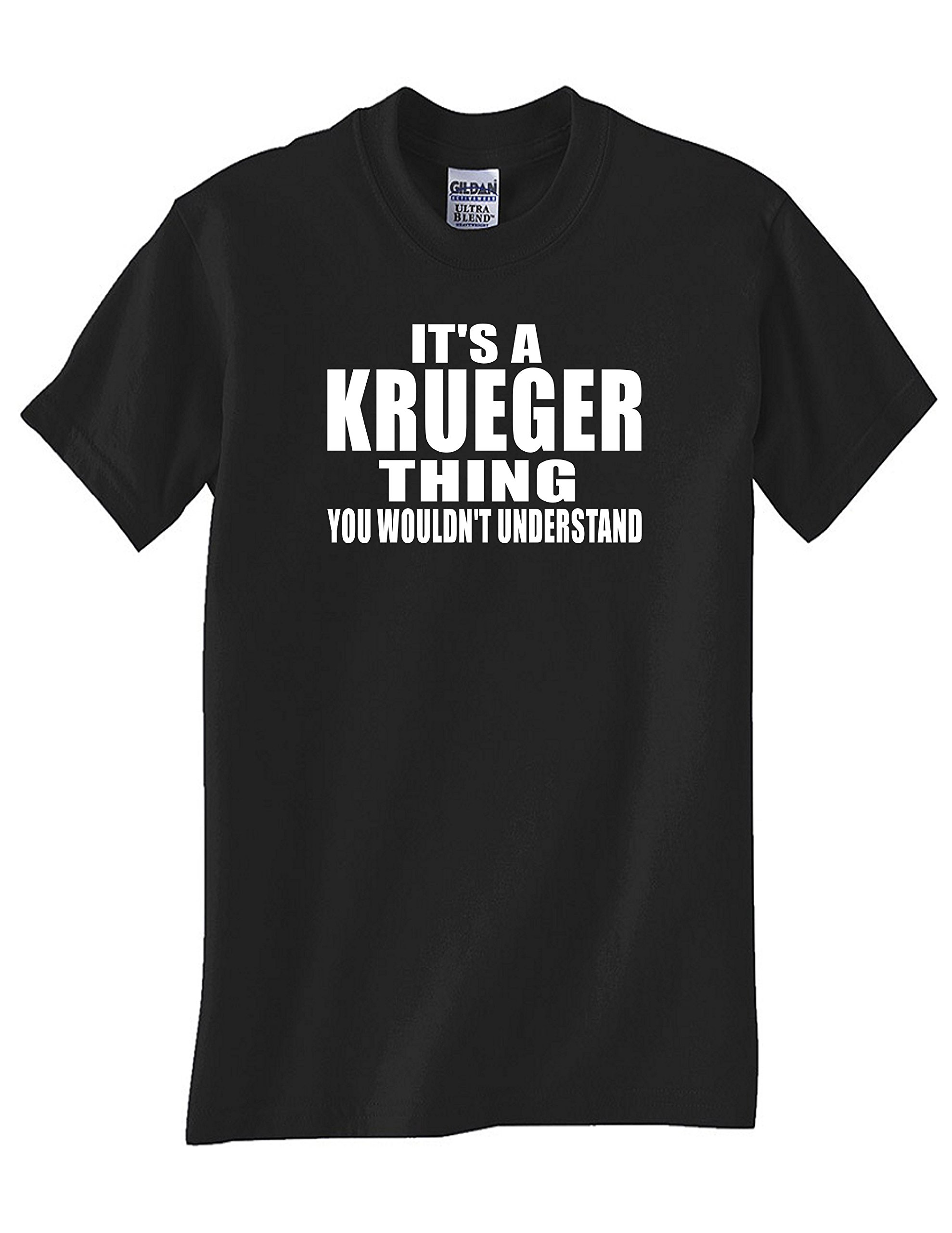 STUFF WITH ATTITUDE Krueger Black Graphic T-Shirt for Men | Horror Movie Fan Apparel | Perfect for Halloween Costumes & Casual Wear