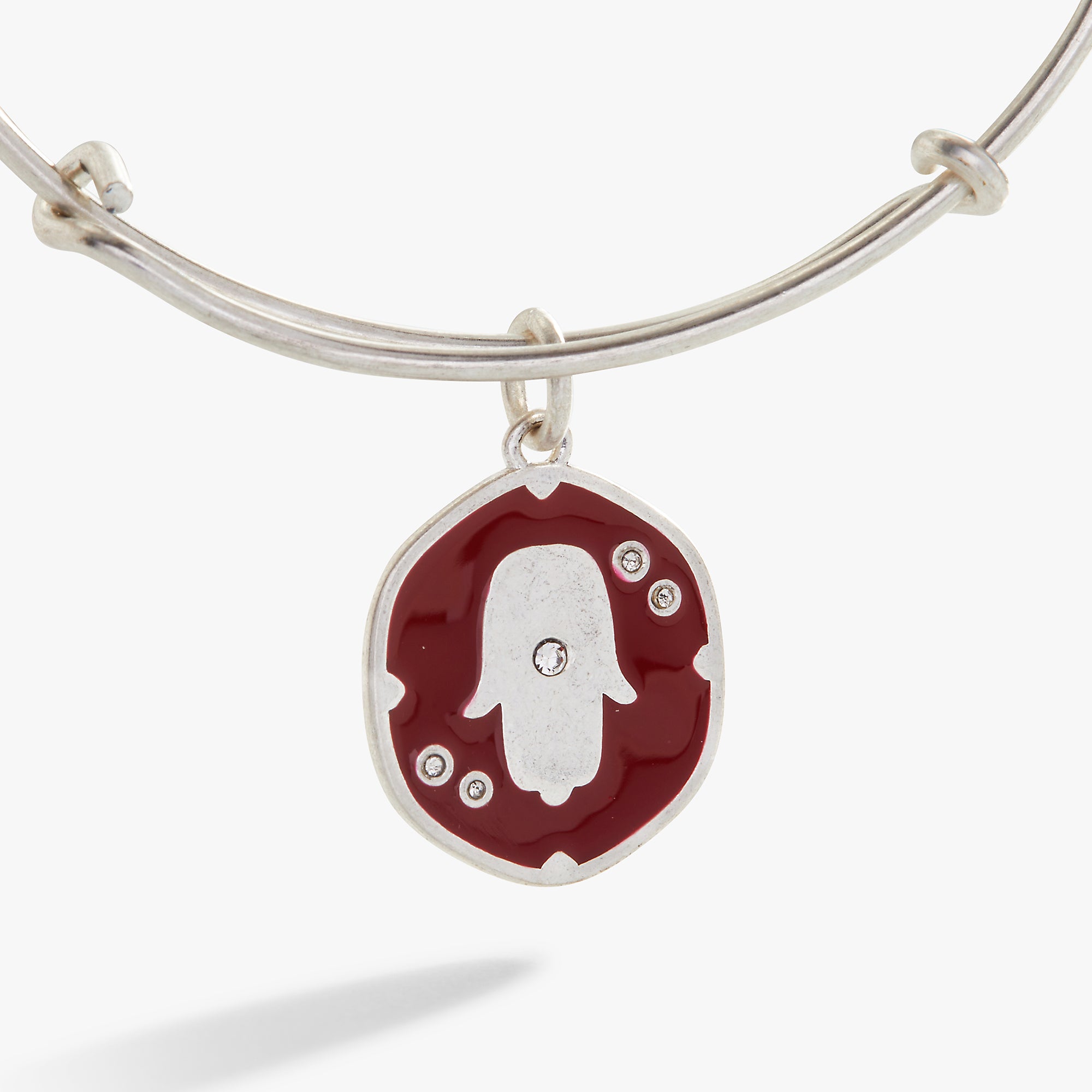 Handmade Glass Crystal Hamsa Charm Bracelet - Evil Eye Protection Jewelry for Women - Perfect for Spiritual Healing, Yoga & Boho Fashion Accessories