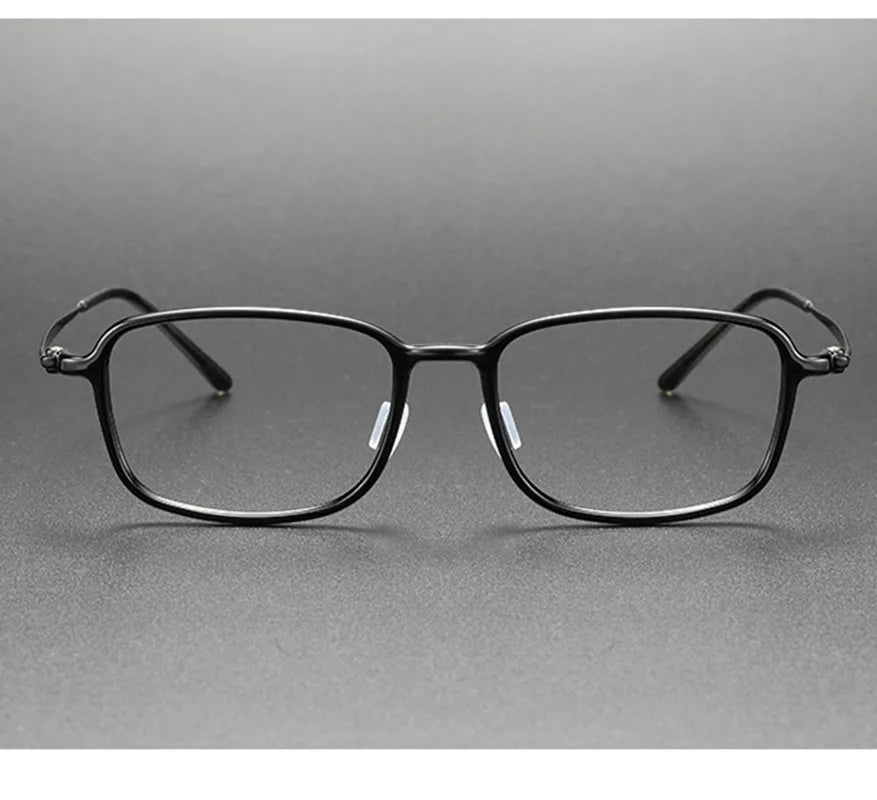 Unisex Full Rim Square Titanium Acetate Eyeglasses 8632 - Lightweight Durable Frames for Work, Reading & Fashion | Aimee Eyewear