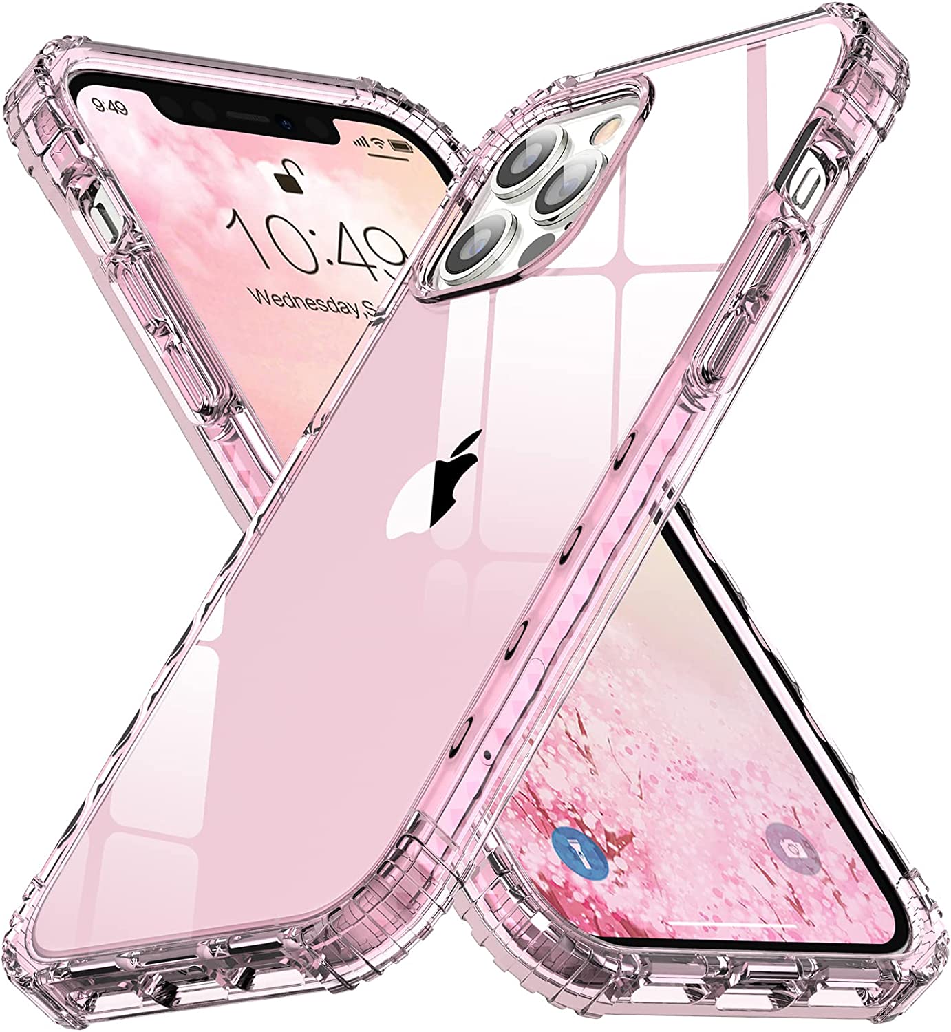 iPhone 14 Pro Max Case for Women - Ultra Thin & Shockproof Protective Cover in Pink | Perfect for Everyday Use, Work & Travel