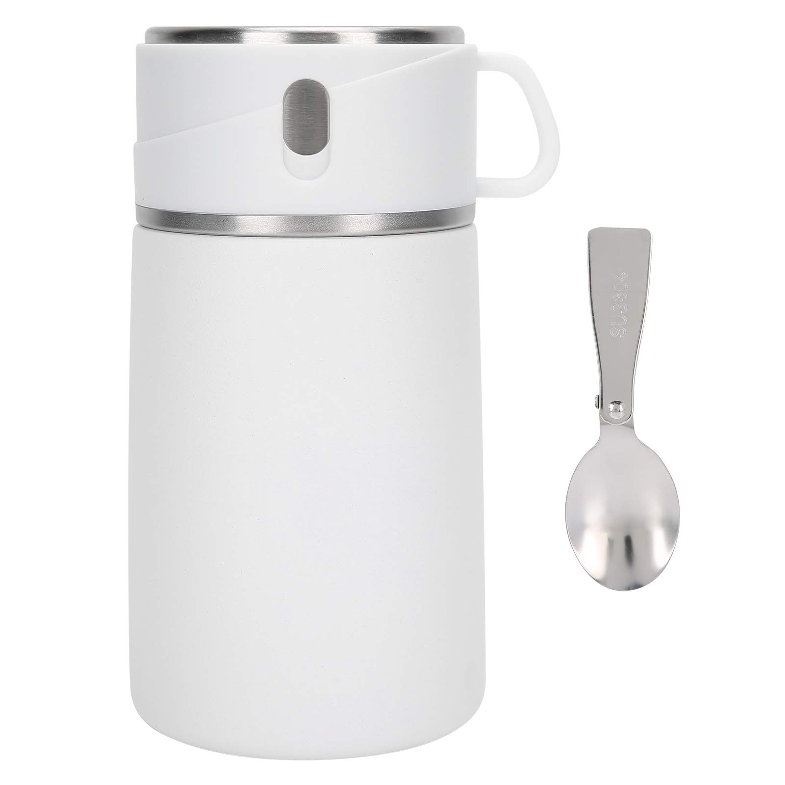 Zerodis Vacuum Insulated Food Thermos - Portable Hot Soup Container for Lunch, Travel & Outdoors | Keeps Food Warm for Hours | Perfect for Office, Hiking & Camping