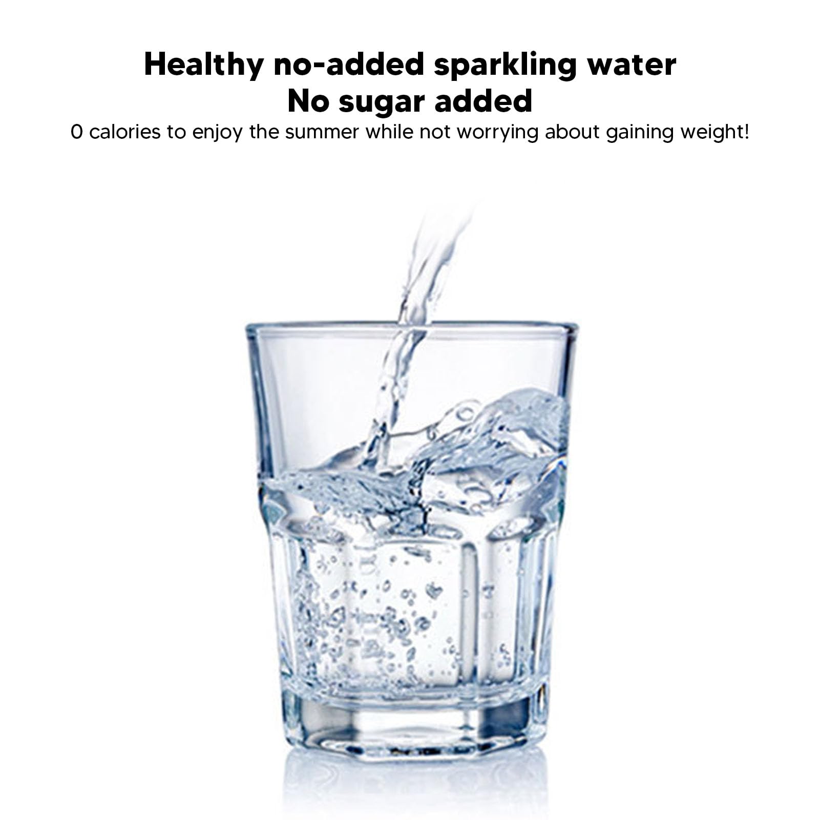 Haofy Manual Soda Maker Machine for Homemade Sparkling Water - Easy to Use Carbonated Water Maker for Healthy Drinks - Perfect for Home, Office, and Parties