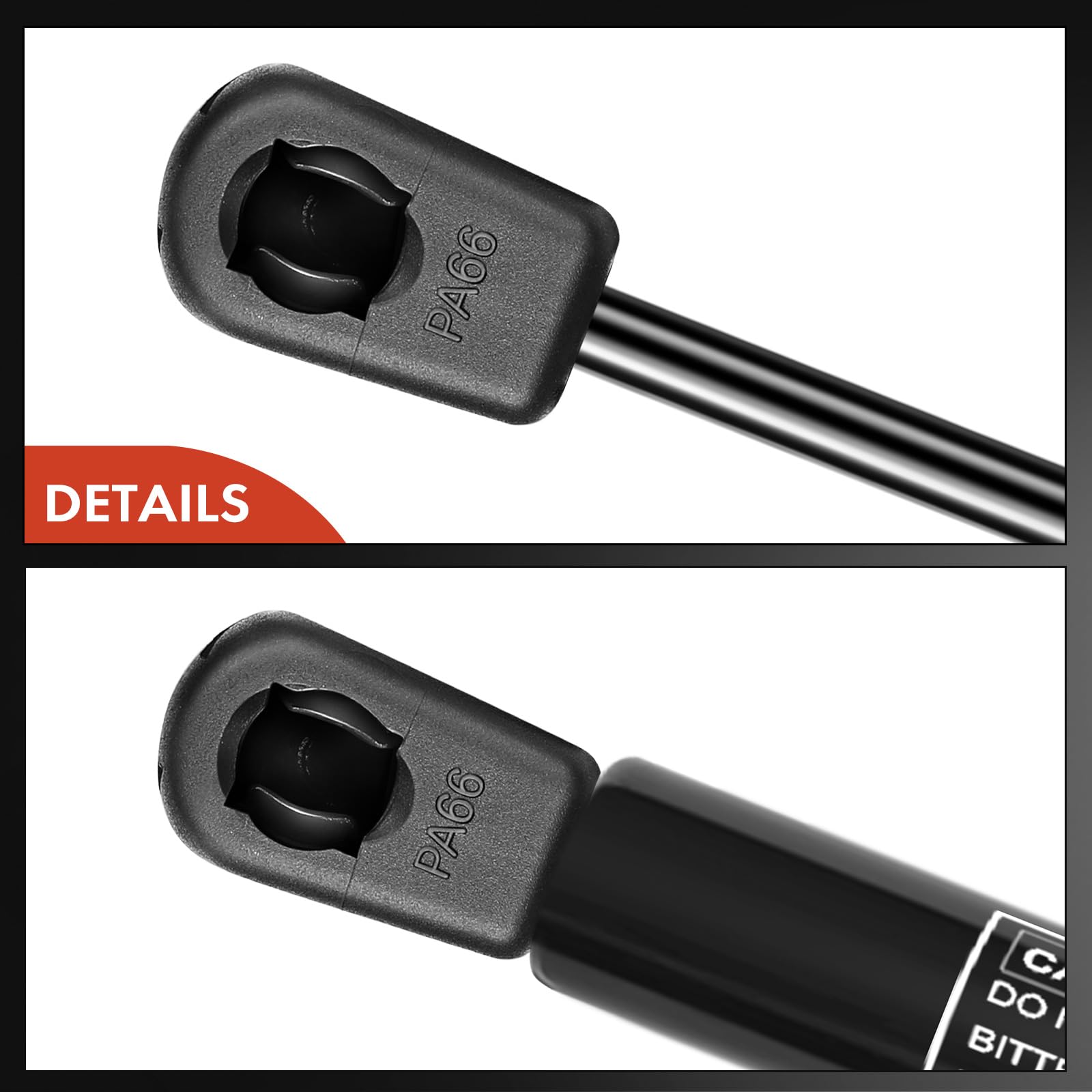 Premium 17.09 Inch 100lb Gas Spring Struts - Heavy Duty Lift Supports for Toolbox, Cabinets, Sliding Windows, Storage Beds & Bench Lids (2-PC Set) - Ideal for Garage, RV, Basement & Home Organization
