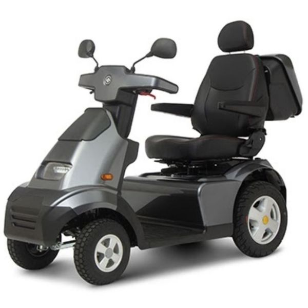 AFIKIM Afiscooter S 4 Wheel Mobility Scooter for Adults - Electric Powered Disability Scooter with Comfortable Seat & Long Battery Life - Perfect for Shopping, Travel & Outdoor Activities