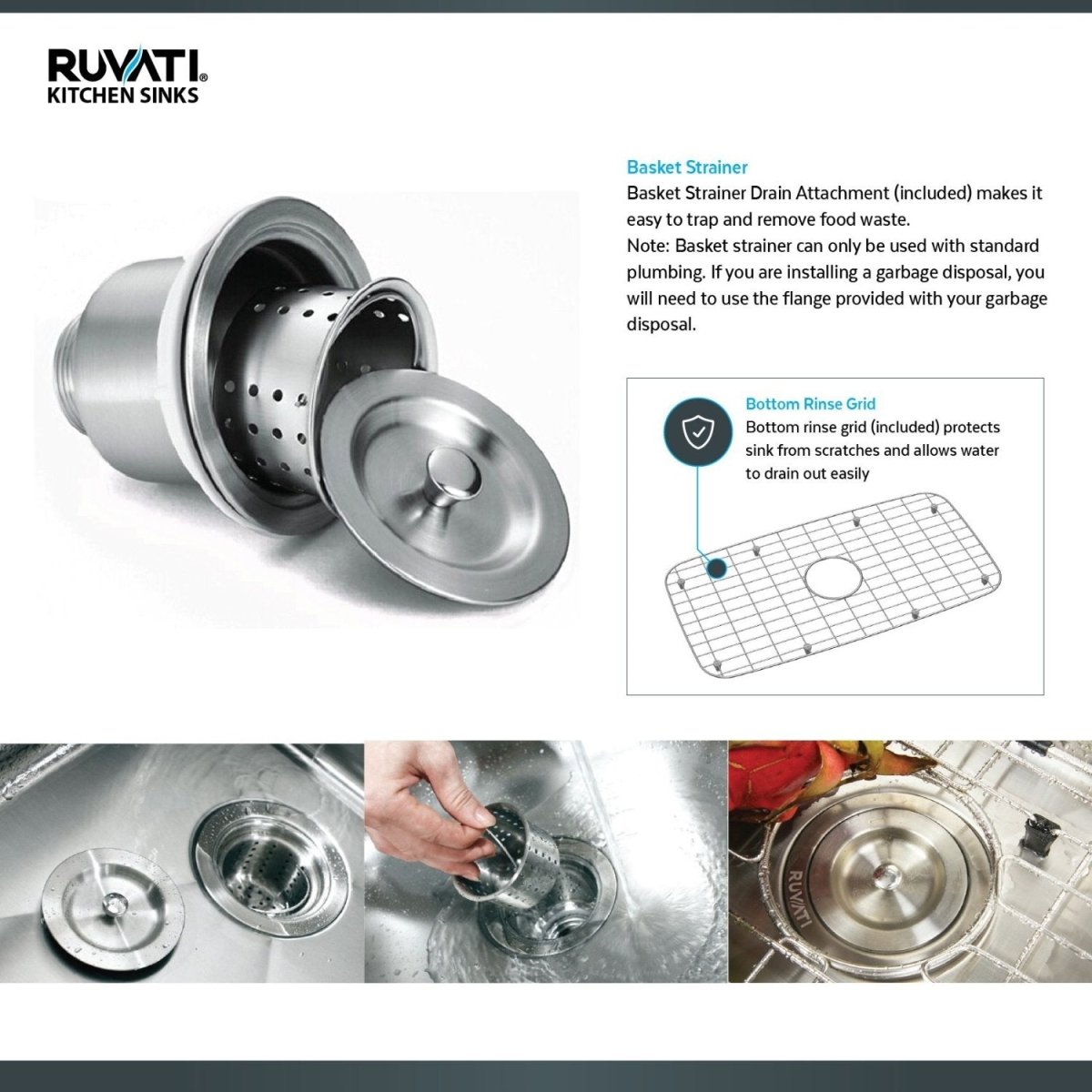 44 Inch Corner Butterfly Undermount Kitchen Sink - 16 Gauge Stainless Steel Double Bowl Sink for Small Space Kitchen, RV & Apartment