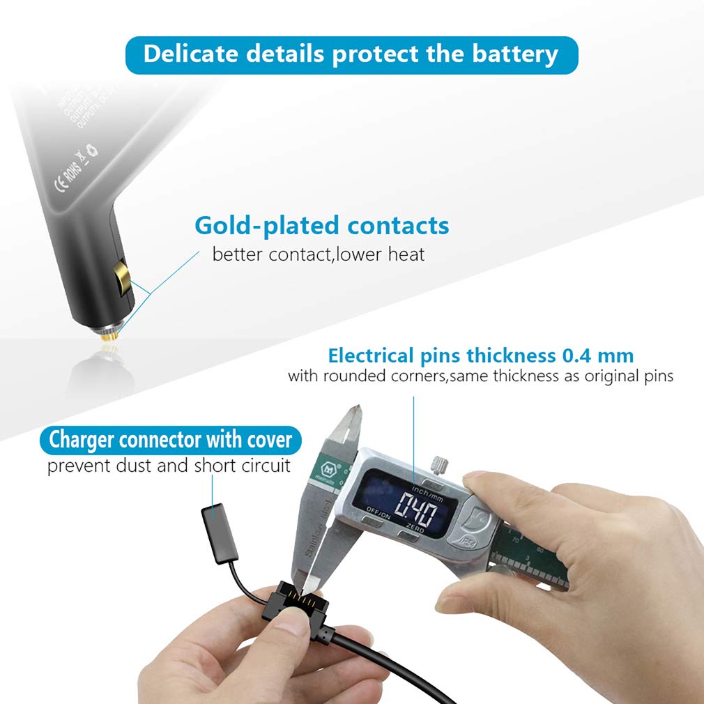 Anbee 3-in-1 Fast Charger for DJI Mavic Mini 2 & Mini 2 SE Drone - Simultaneous Battery & Remote Controller Charging | Perfect for Travel, Outdoor Adventures & Aerial Photography