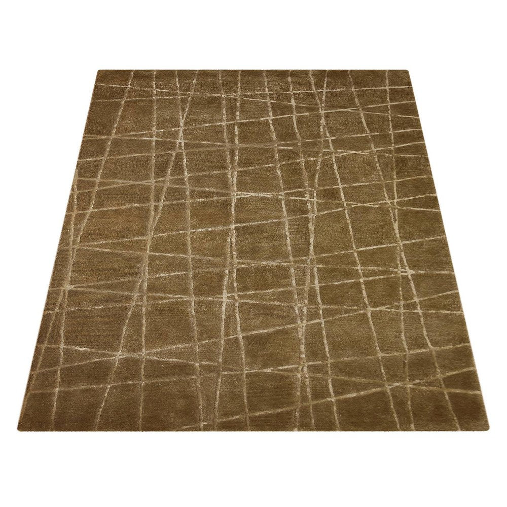 Pivot Hand Tufted Rug - Soft Modern Wool Area Carpet for Living Room, Bedroom & Office - Non-Slip Floor Decor for Home & Workspaces
