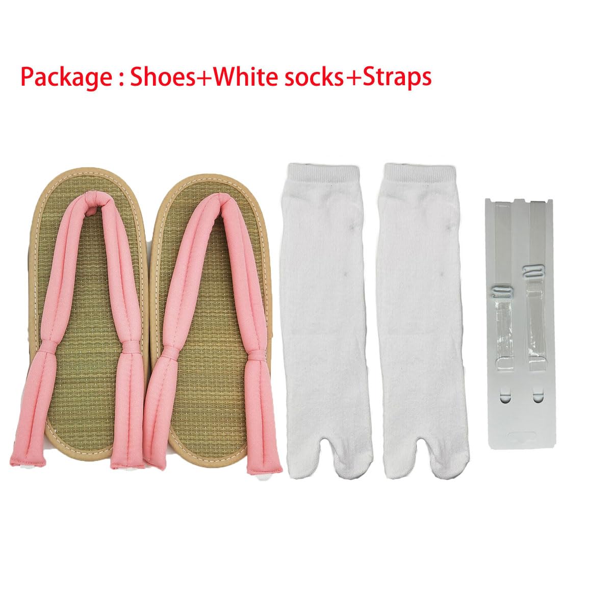 GDAMSTO Anime Cosplay Clogs with Socks - Japanese Style Character Shoes for Costume & Cosplay Events | Perfect for Halloween, Comic Con, and Themed Parties