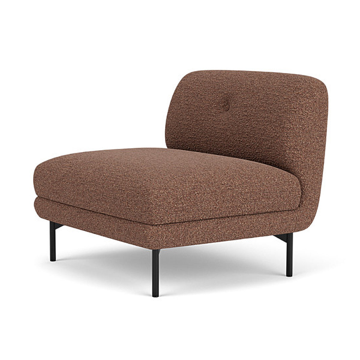 Alfred Boucle Modular Armless Sectional Sofa - Modern Comfort for Living Room, Lounge & Office Spaces