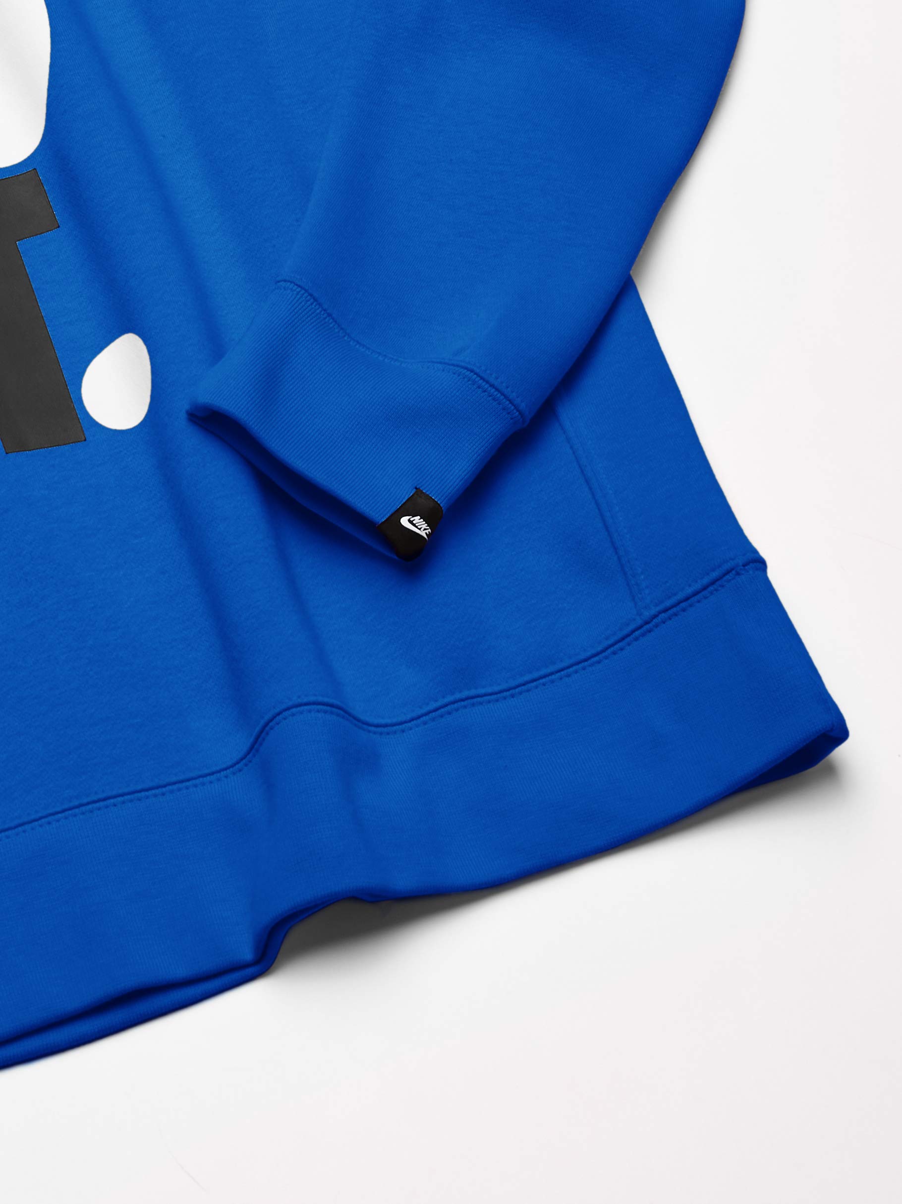 Nike Men's CK2239 Blue Cotton/Polyester Blend Sweatshirt - Medium Size | Comfortable Casual Wear for Gym, Running & Everyday Outfits
