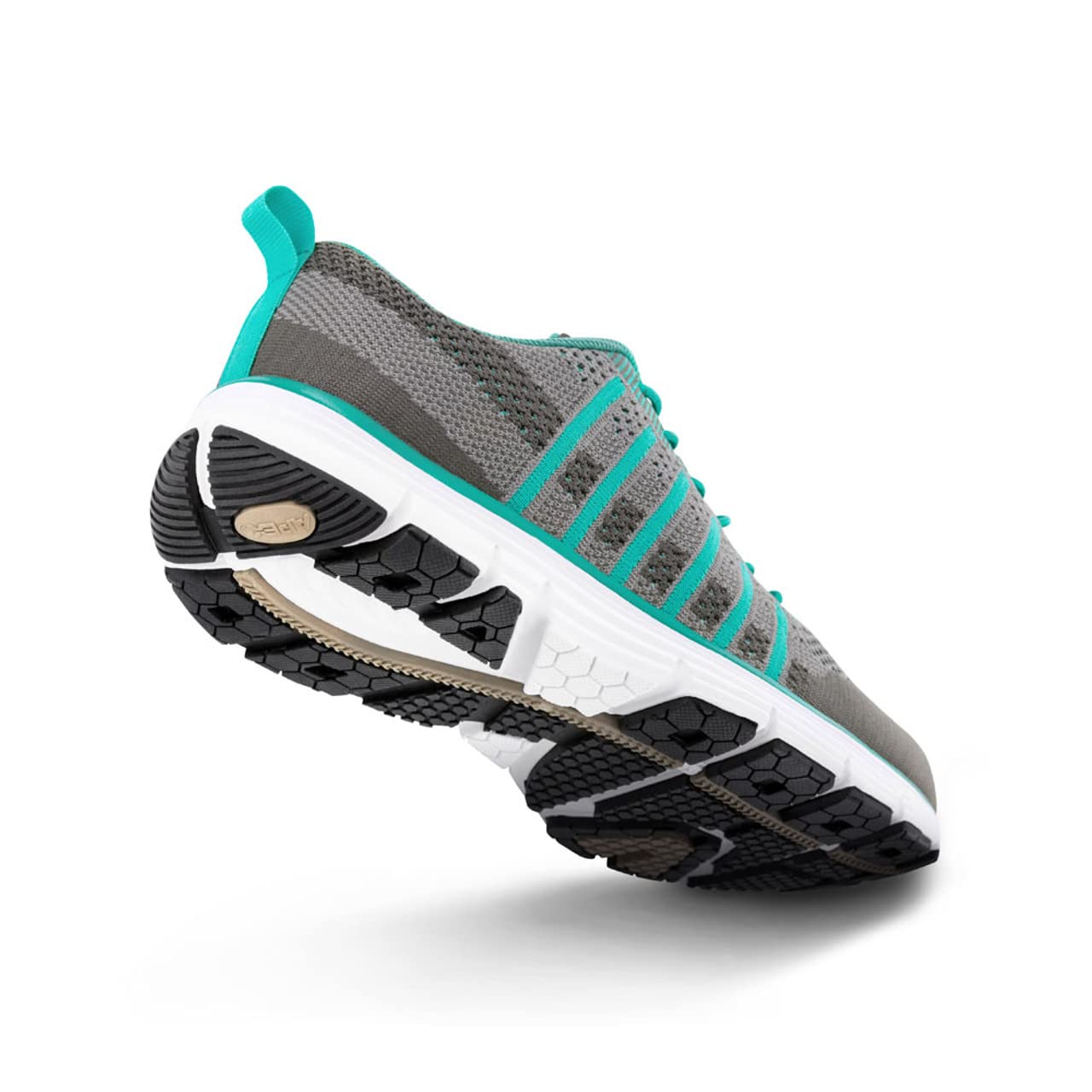 Apex Women's Breeze Athletic Knit Running Shoes - Lightweight & Breathable Grey Sneakers for Jogging, Gym Workouts & Casual Wear