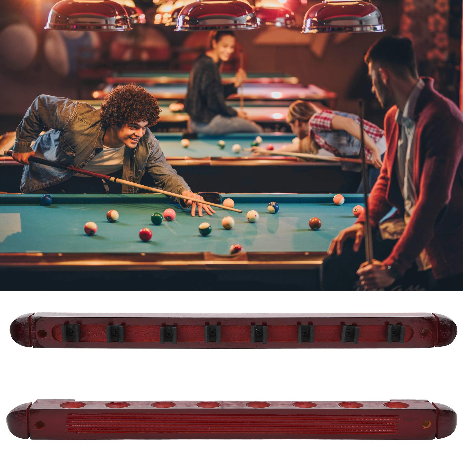 Premium Billiard Cue Rack - Handcrafted Pool Stick Holder for Players & Enthusiasts | Perfect for Game Rooms, Bars & Home Entertainment Spaces
