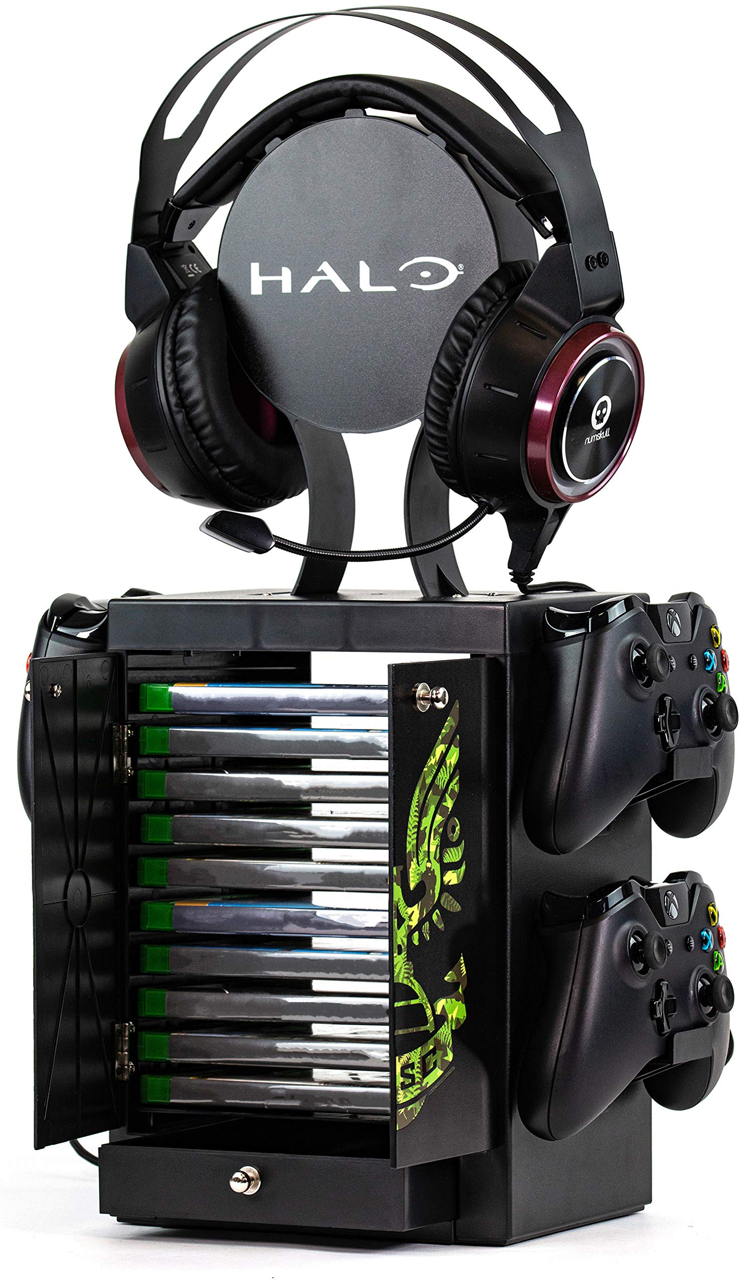 Official Halo Controller Stand by Numskull - Compatible with PS4, Xbox One & Nintendo Switch - Licensed 343 Industries Gaming Gear - Perfect for Display & Organizing Game Controllers