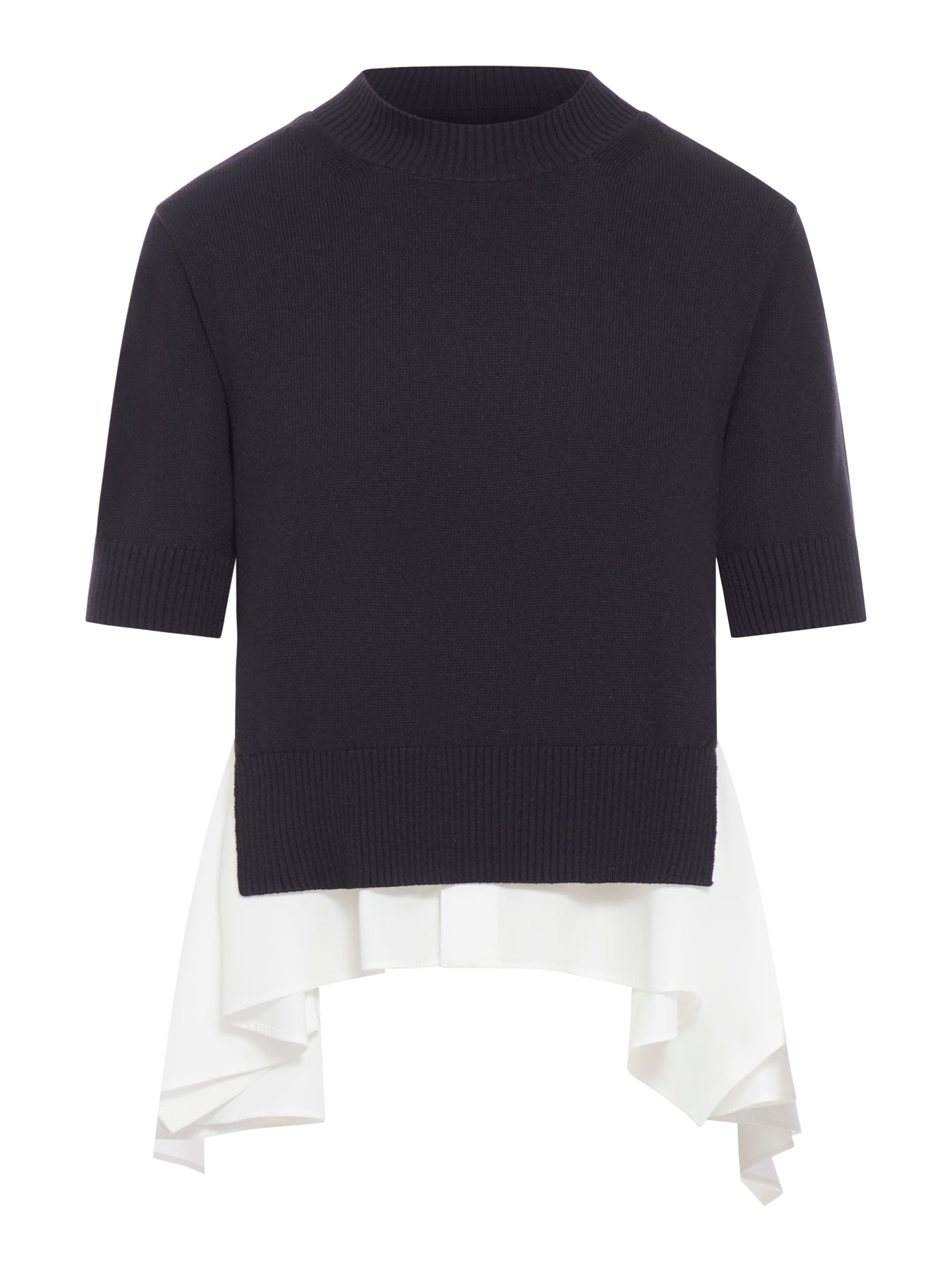 Soft Knitted T-Shirt with Breathable Cotton Inserts for Women | Comfortable Casual Wear for Everyday Outfits