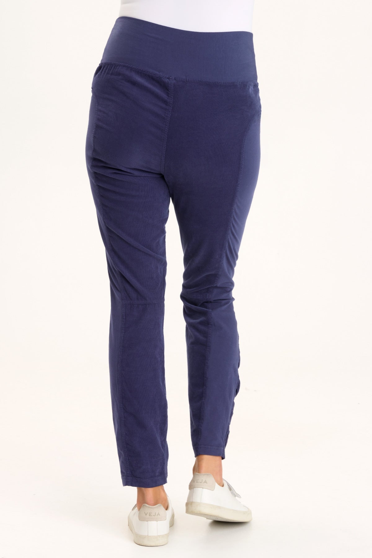 Women's High Waisted Cord Penny Leggings - Stretchy & Comfortable for Yoga, Workout & Everyday Wear