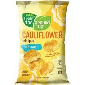 Healthy Cauliflower & Potato Chips with Sea Salt - 100g Gluten-Free Snack for Keto Diet, Vegan & Low-Carb Lifestyle | Perfect for Office Snacks, Road Trips & Movie Nights