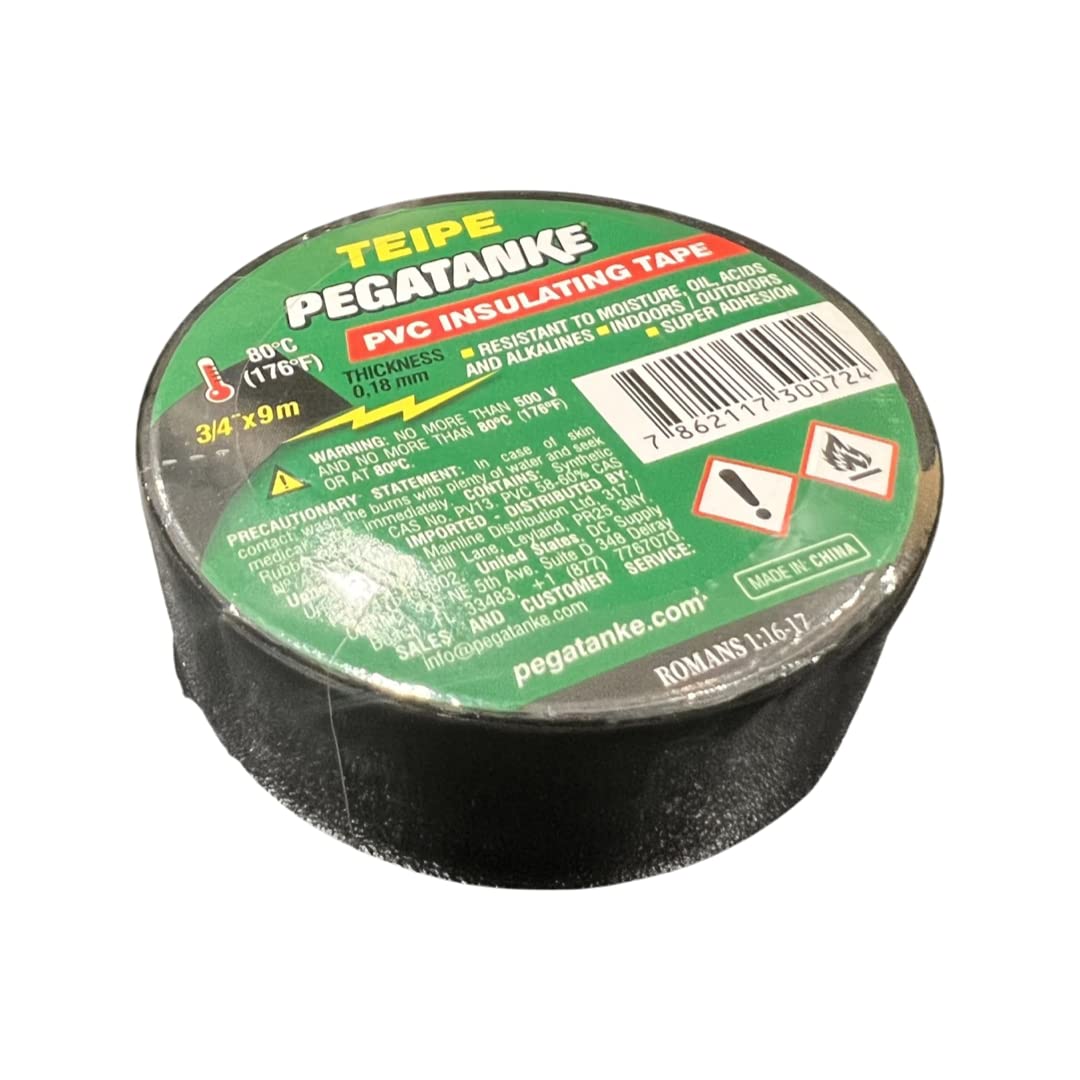 High-Quality PVC 9m Insulating Tape - 3/4