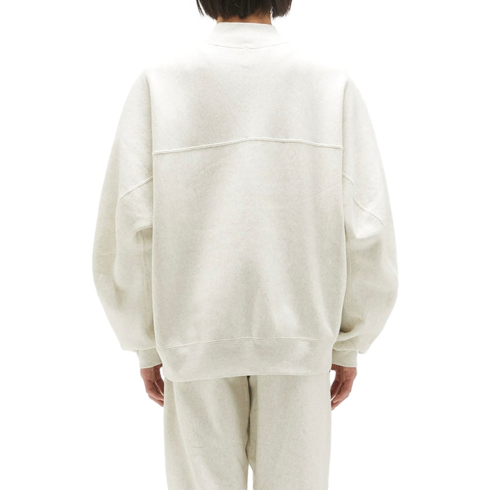 N.HOOLYWOOD x Champion Sweatshirt - Oatmeal Color Unisex Pullover Hoodie for Streetwear & Casual Outfits