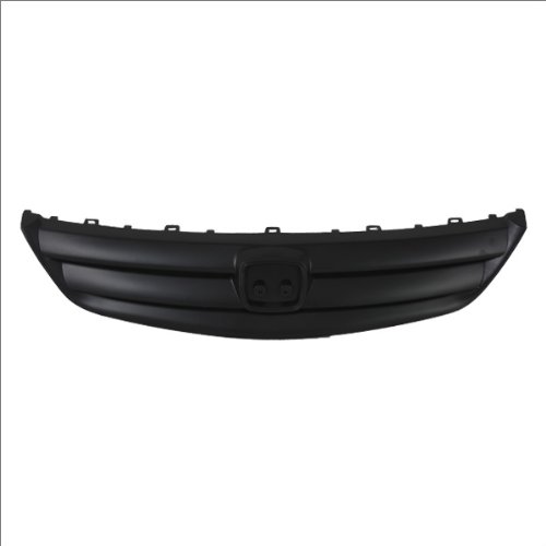 4D Sedan Front Grill Grille Black Assembly for 2001-2003 Honda Civic - CarPartsDepot Replacement Part (Ho1200155) | Perfect for Car Restoration & Customization Projects