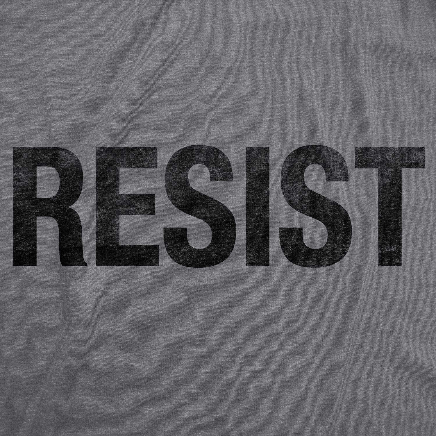 Women's Resist T-Shirts - Political Anti-Authority Protest Tees for Rebel Rallies & Marches | Feminist Activism & Social Justice Apparel