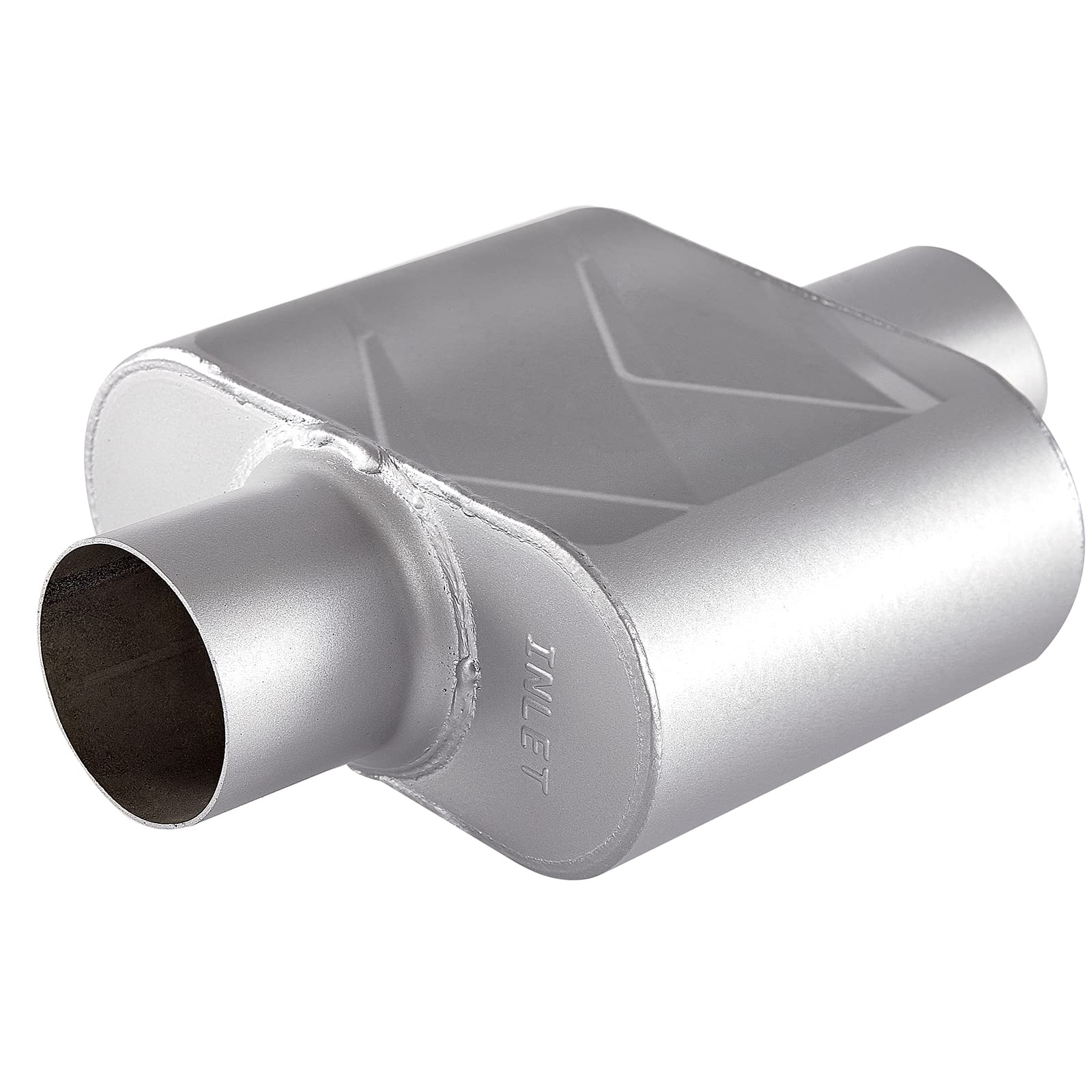 High-Performance Universal Exhaust Muffler for Cars & Trucks - Aggressive Sound, Anti-Corrosive Design, 2.25