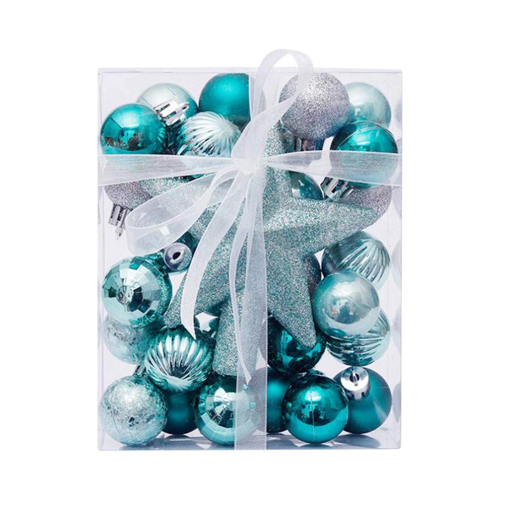 FZAI 30PCS Christmas Tree Decorations Set - Shatterproof Holiday Ball Ornaments for Xmas Tree, Party & Home Decor (Perfect for Indoor/Outdoor Christmas Decorating)